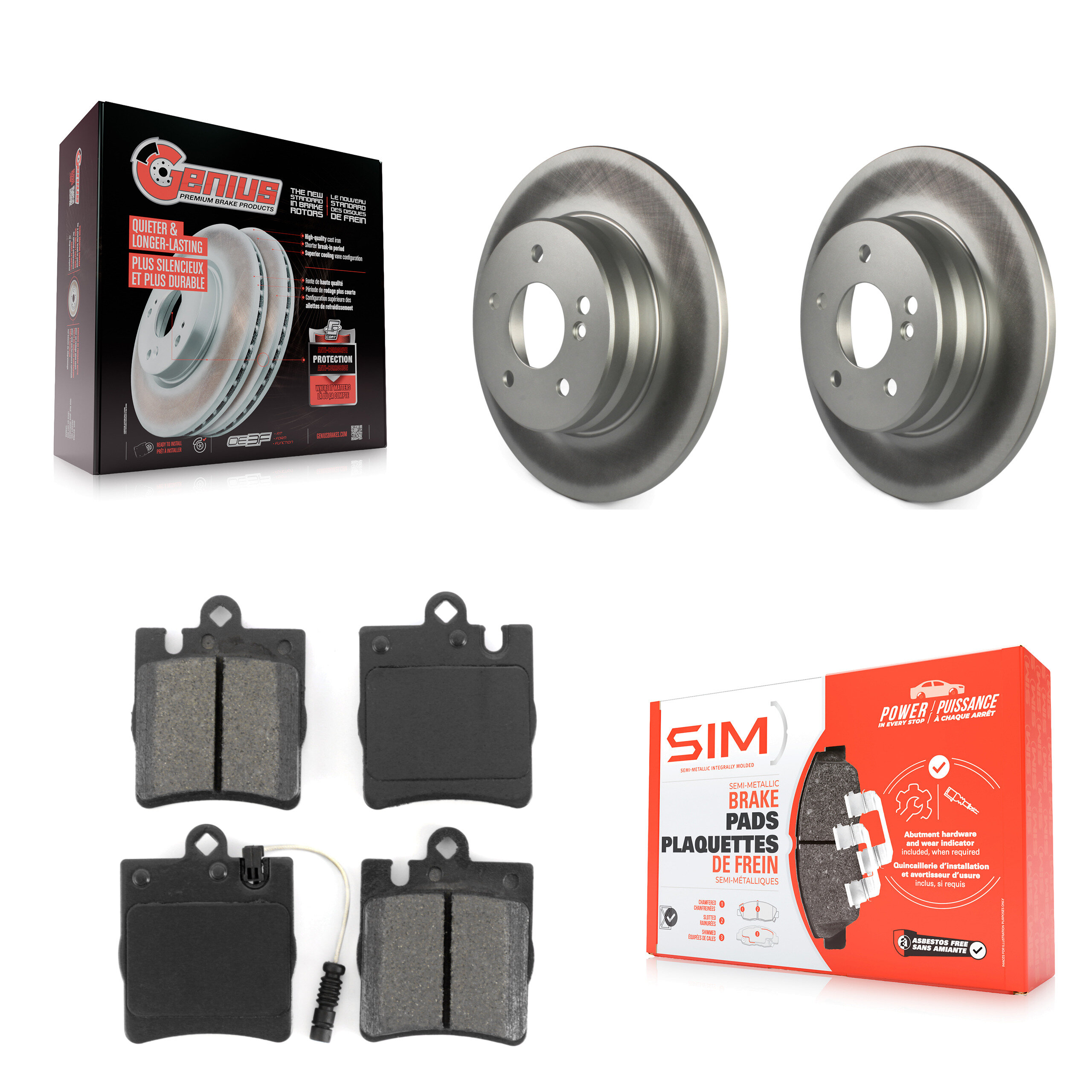 Transit Auto - KGS-101284 - Rear Disc Brake Kits