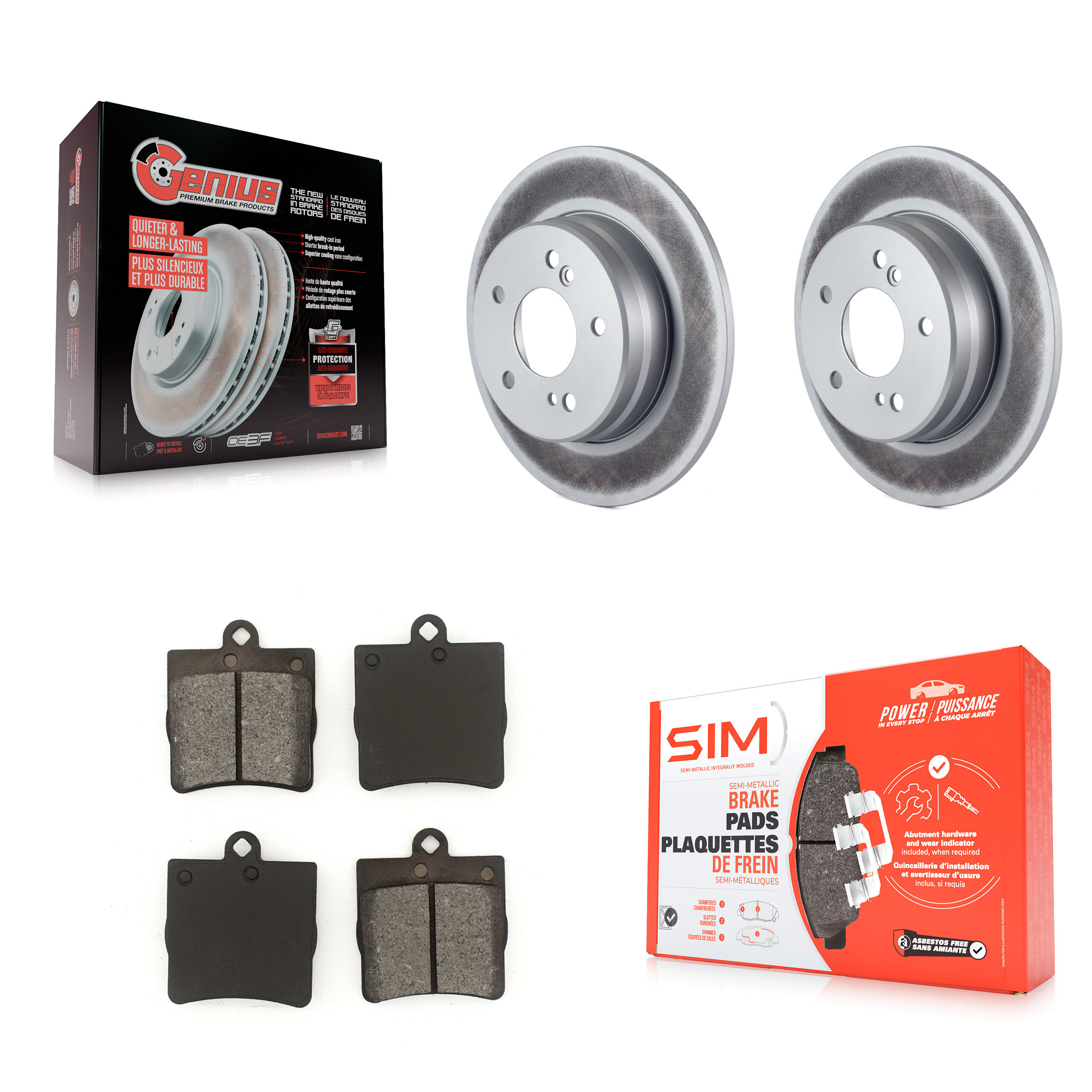 Transit Auto - KGS-101286 - Rear Disc Brake Kits