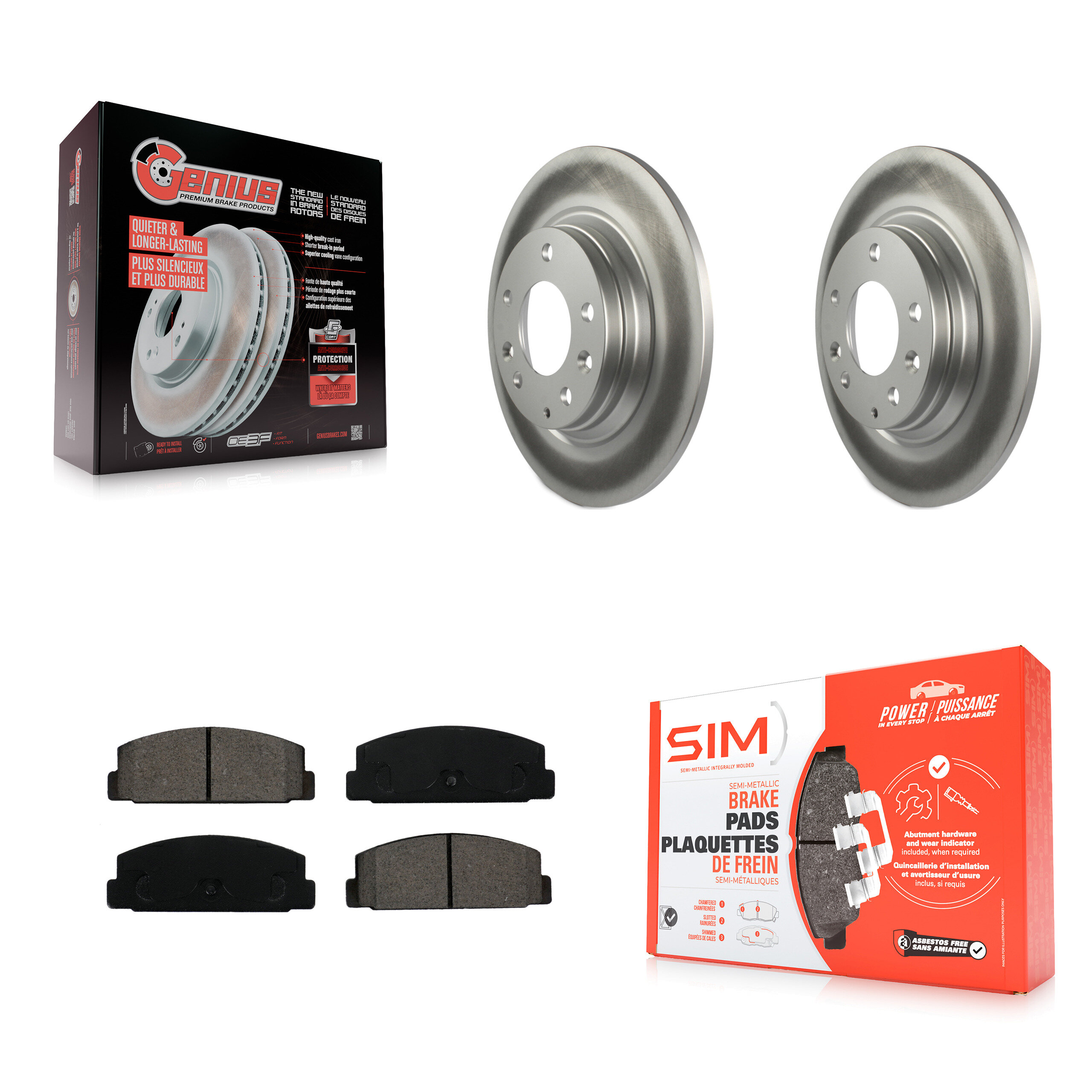 Transit Auto - KGS-101324 - Rear Disc Brake Kits