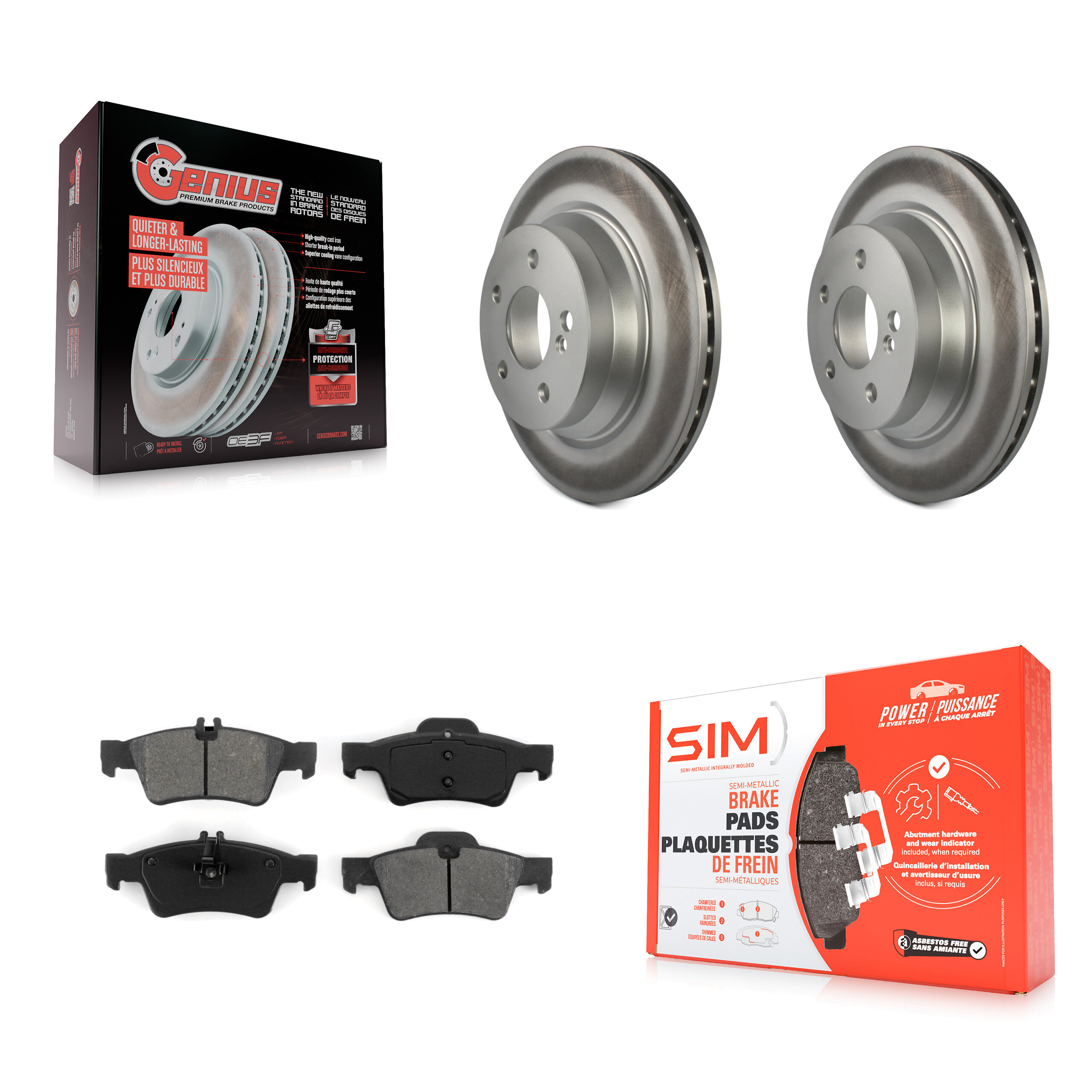 Transit Auto - KGS-101337 - Rear Disc Brake Kits