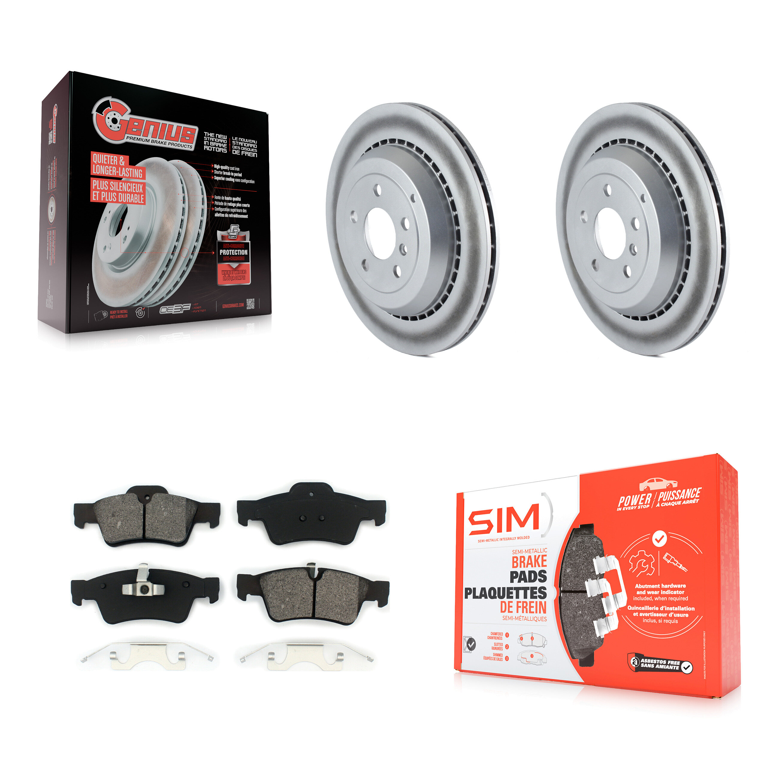 Transit Auto - KGS-101373 - Rear Disc Brake Kits