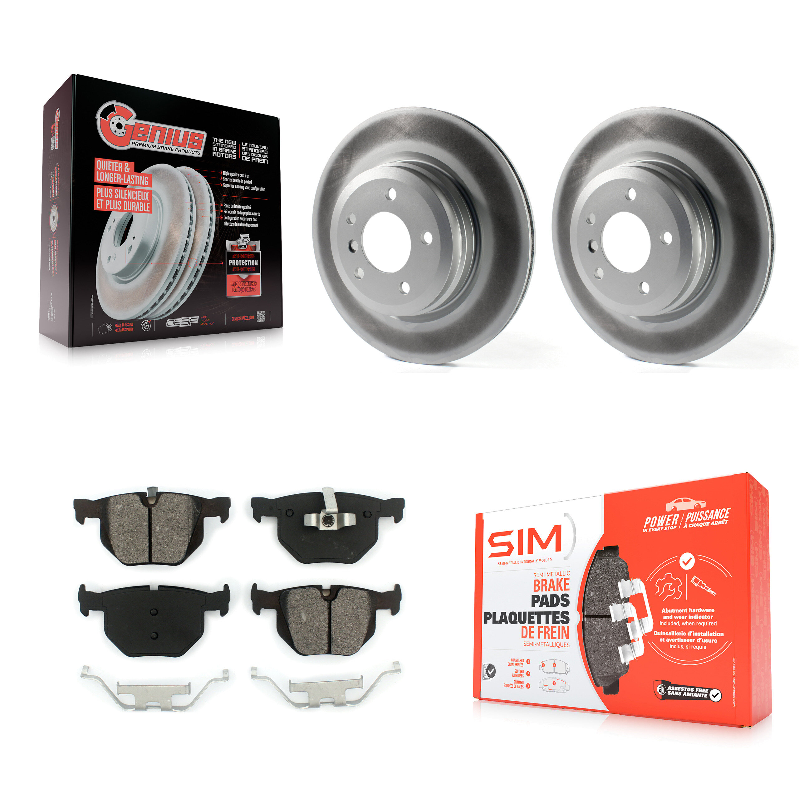Transit Auto - KGS-101386 - Rear Disc Brake Kits