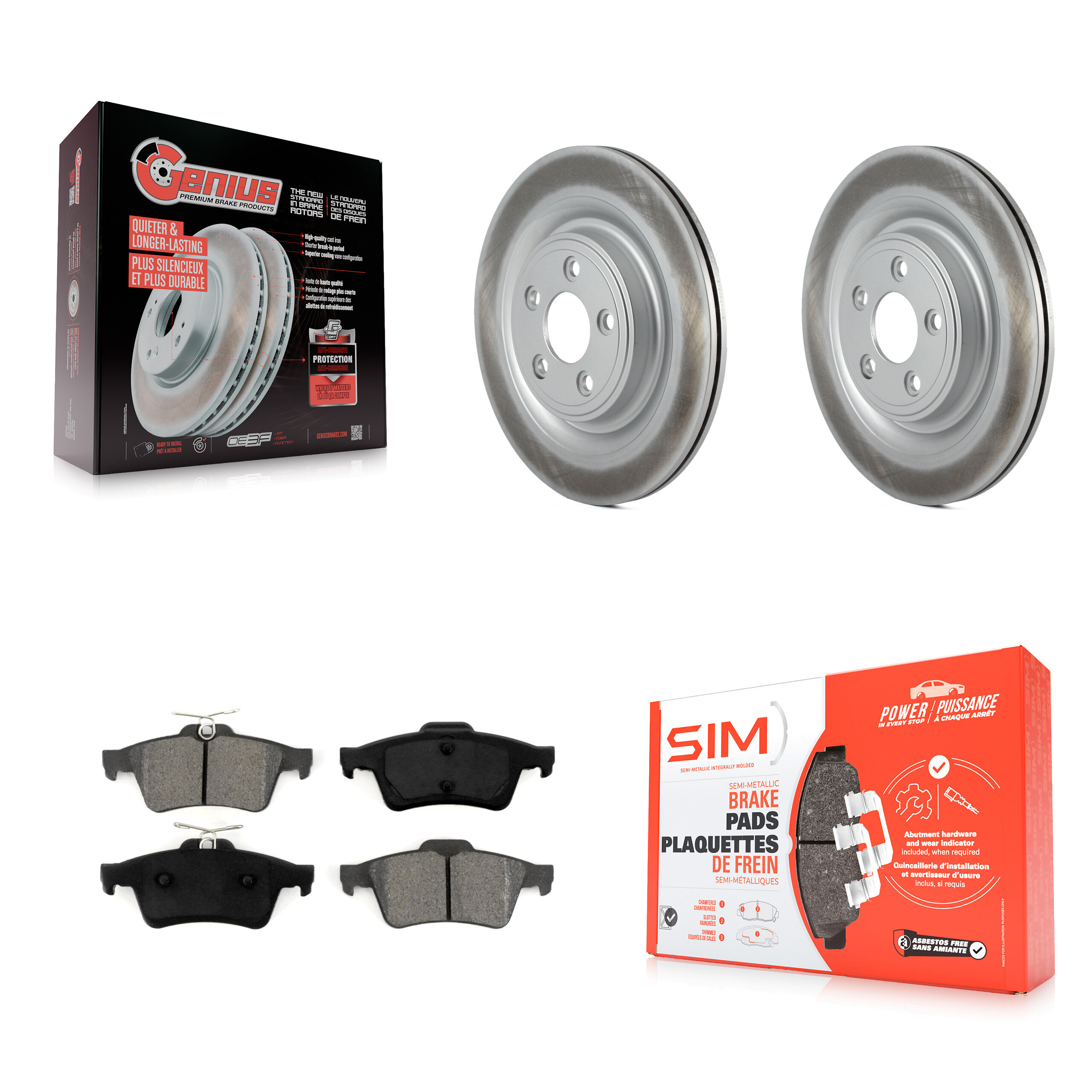 Transit Auto - KGS-101424 - Rear Disc Brake Kits