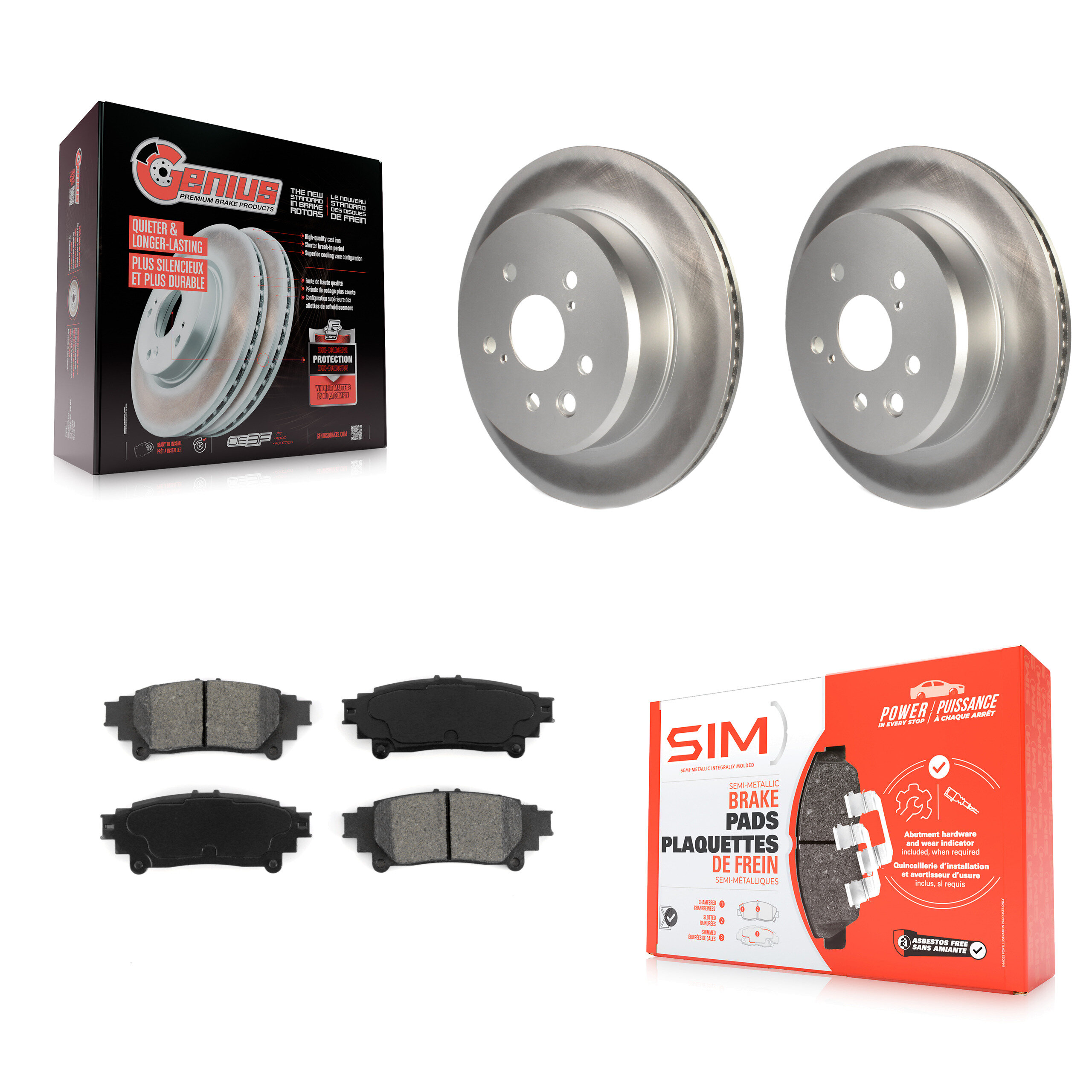 Transit Auto - KGS-101471 - Rear Disc Brake Kits