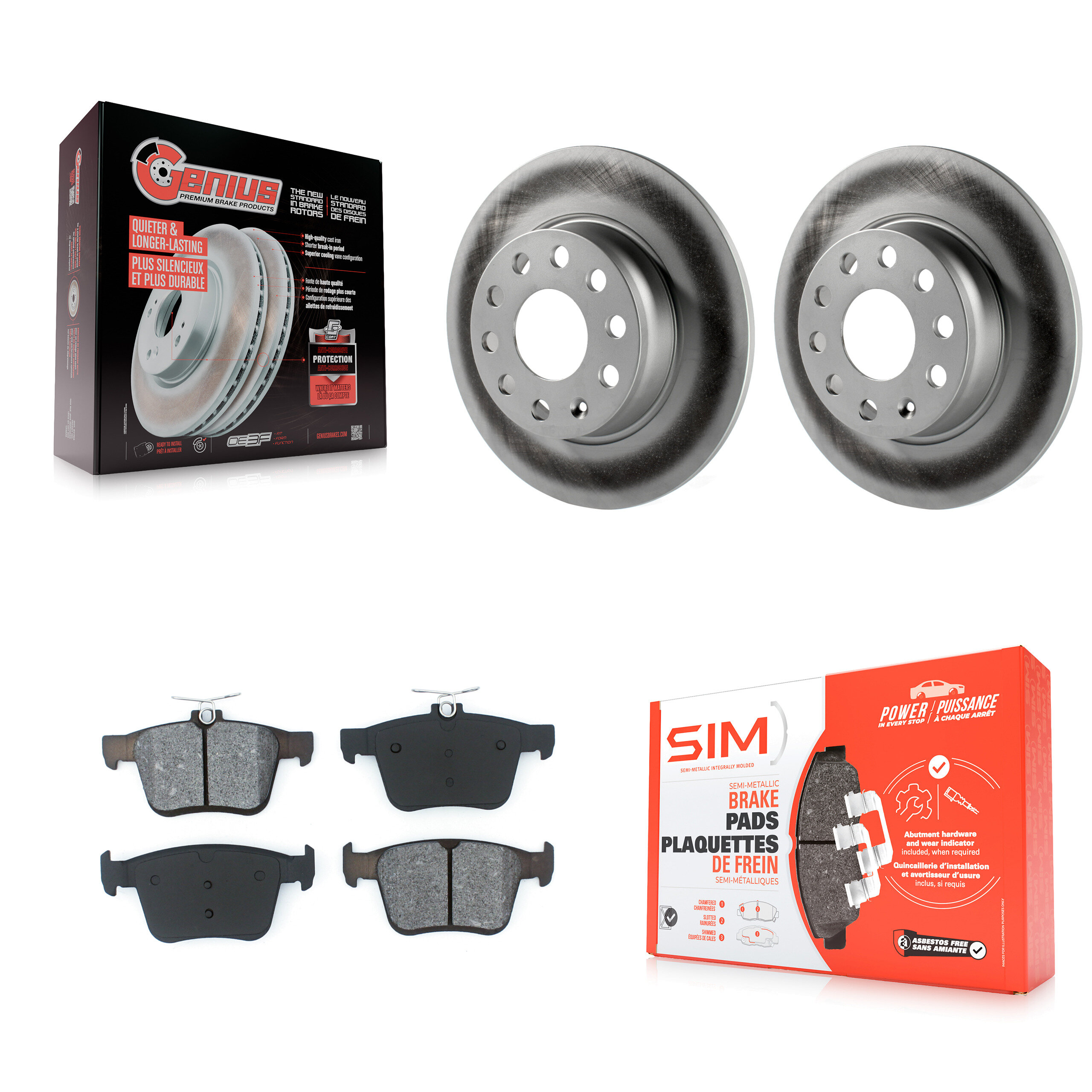 Transit Auto - KGS-101685 - Rear Disc Brake Kits