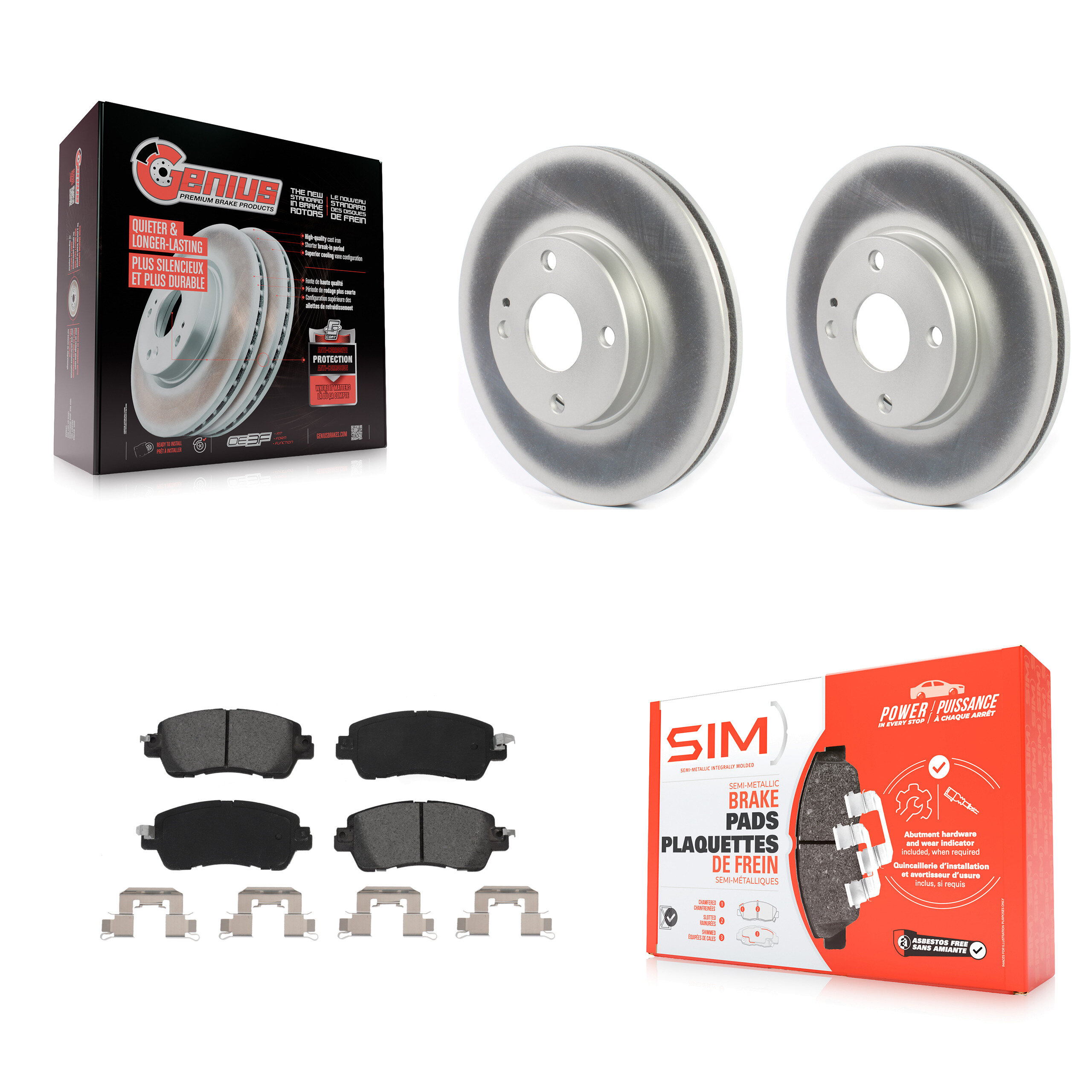 Transit Auto - KGS-101802 - Front Disc Brake Kits