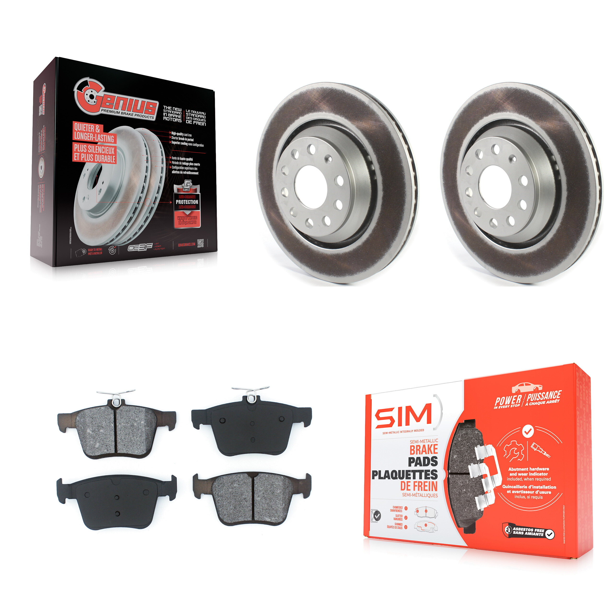 Transit Auto - KGS-101868 - Rear Disc Brake Kits