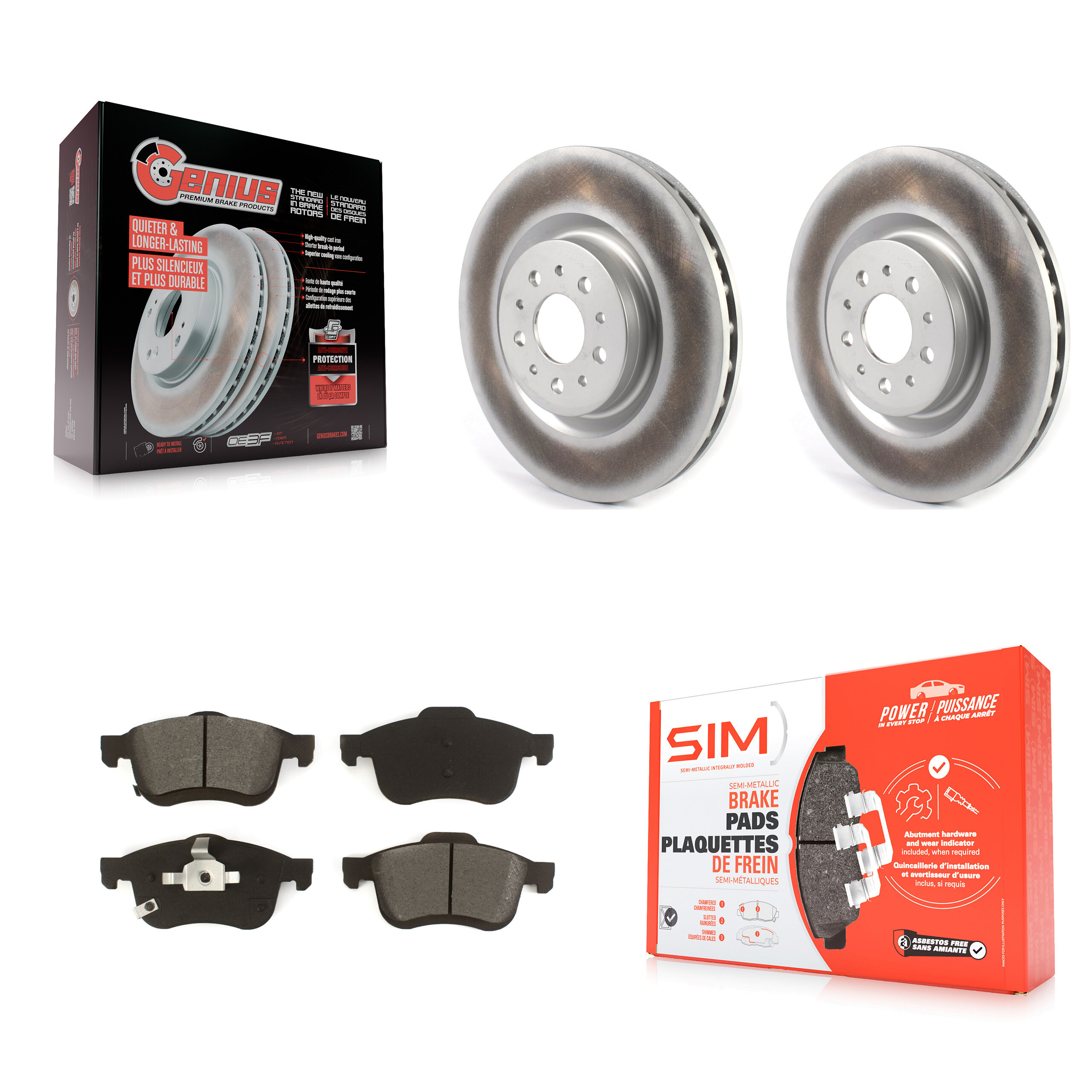 Transit Auto - KGS-101912 - Front Disc Brake Kits