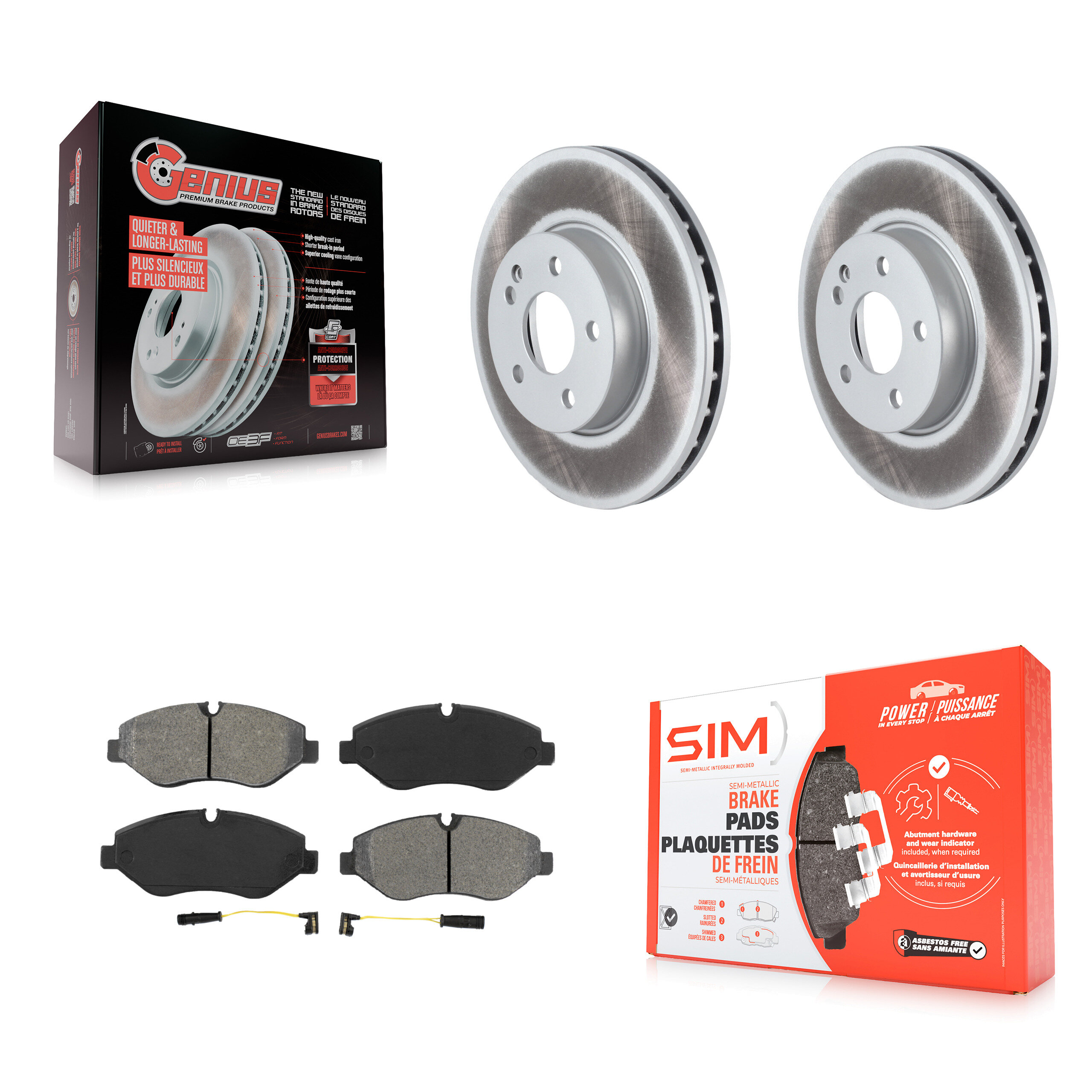 Transit Auto - KGS-102249 - Front Disc Brake Kits