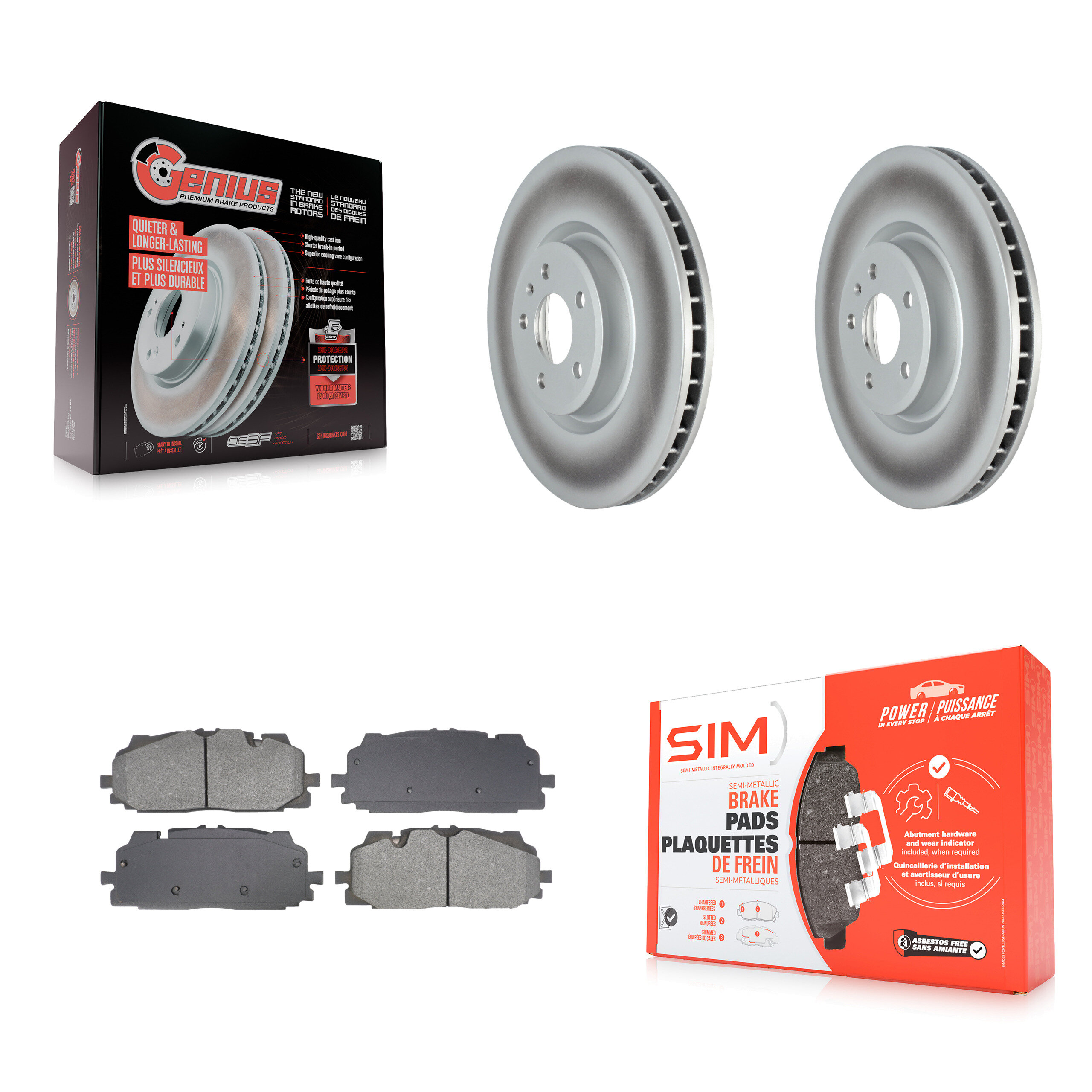 Transit Auto - KGS-102509 - Front Disc Brake Kits