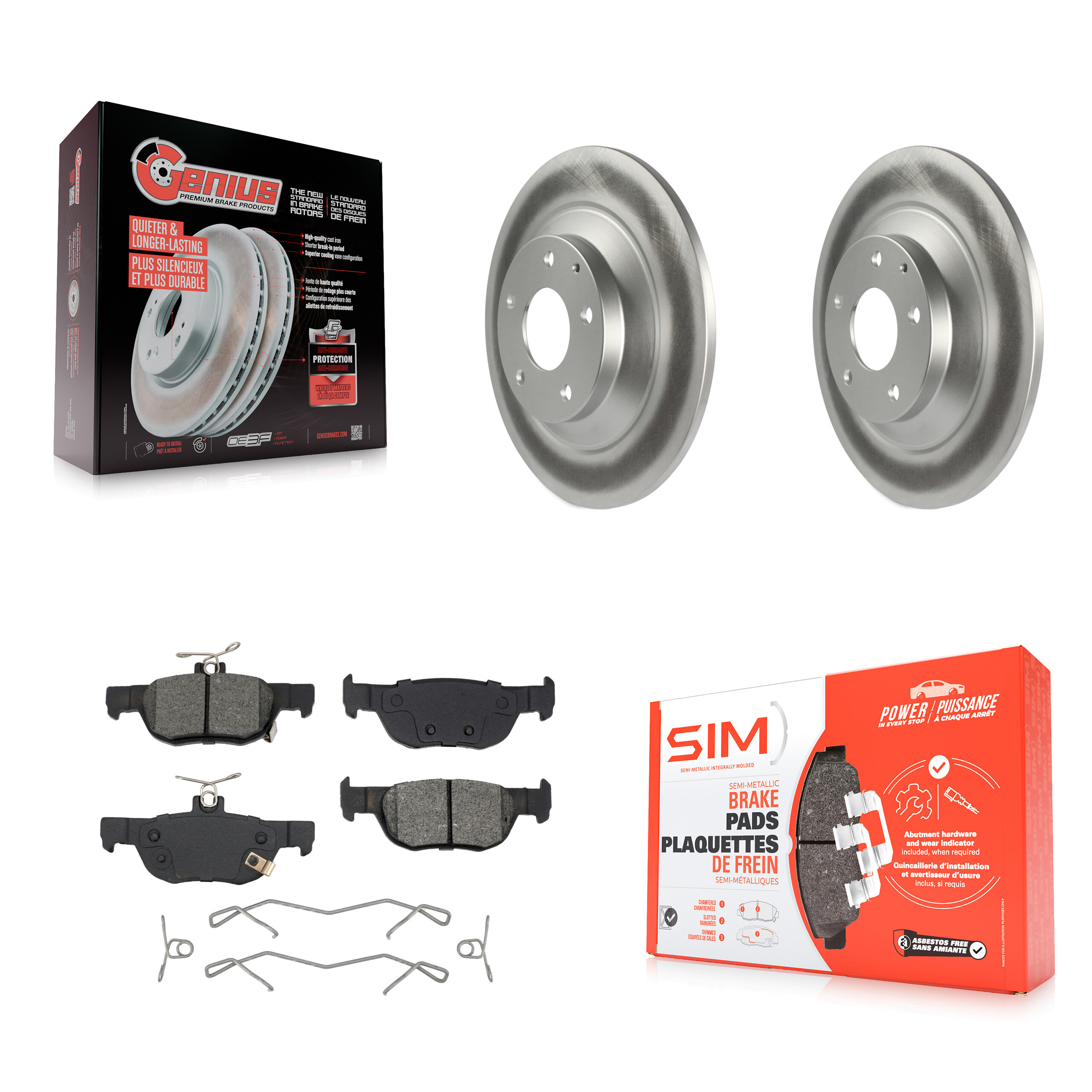 Transit Auto - KGS-102717 - Rear Disc Brake Kits