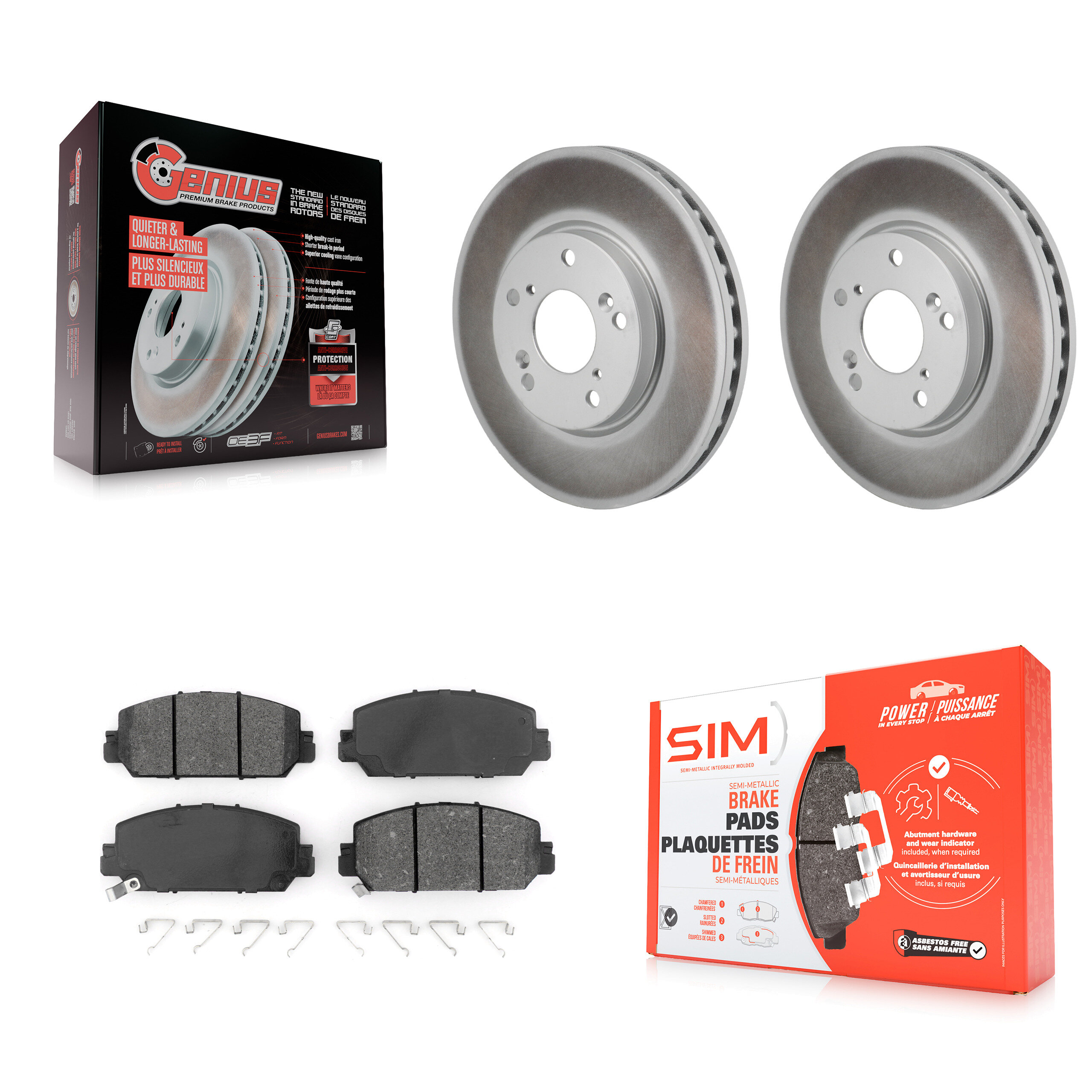 Transit Auto - KGS-102819 - Front Disc Brake Kits