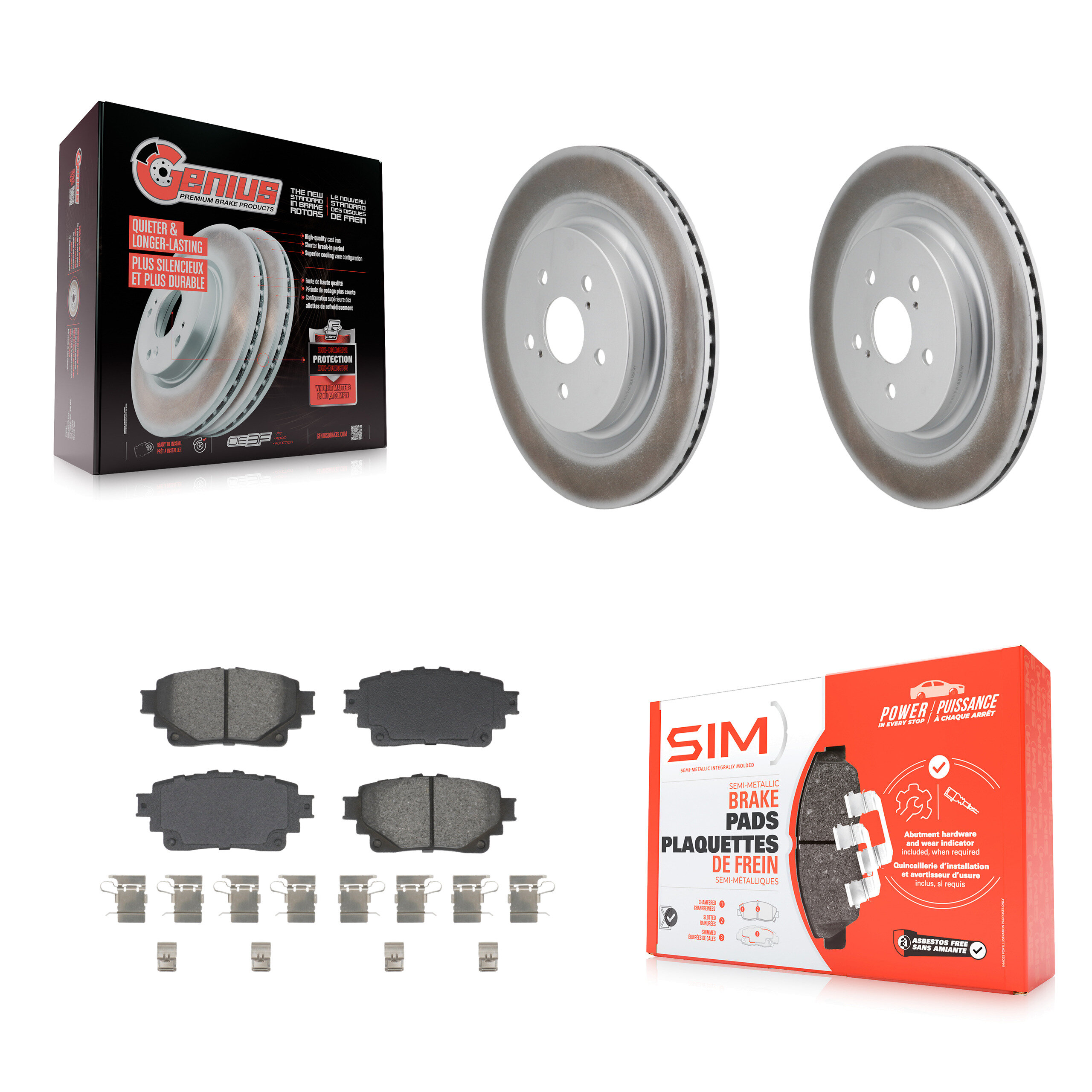 Transit Auto - KGS-102839 - Rear Disc Brake Kits