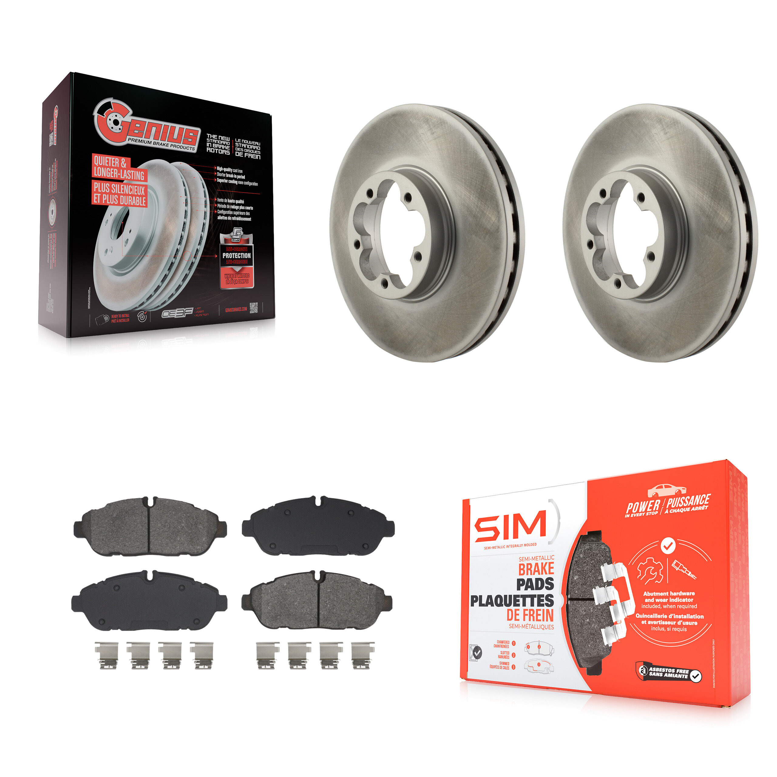 Transit Auto KGS-103605 Disc Brake Kit for 2023 Ford Transit-350 HD - Front