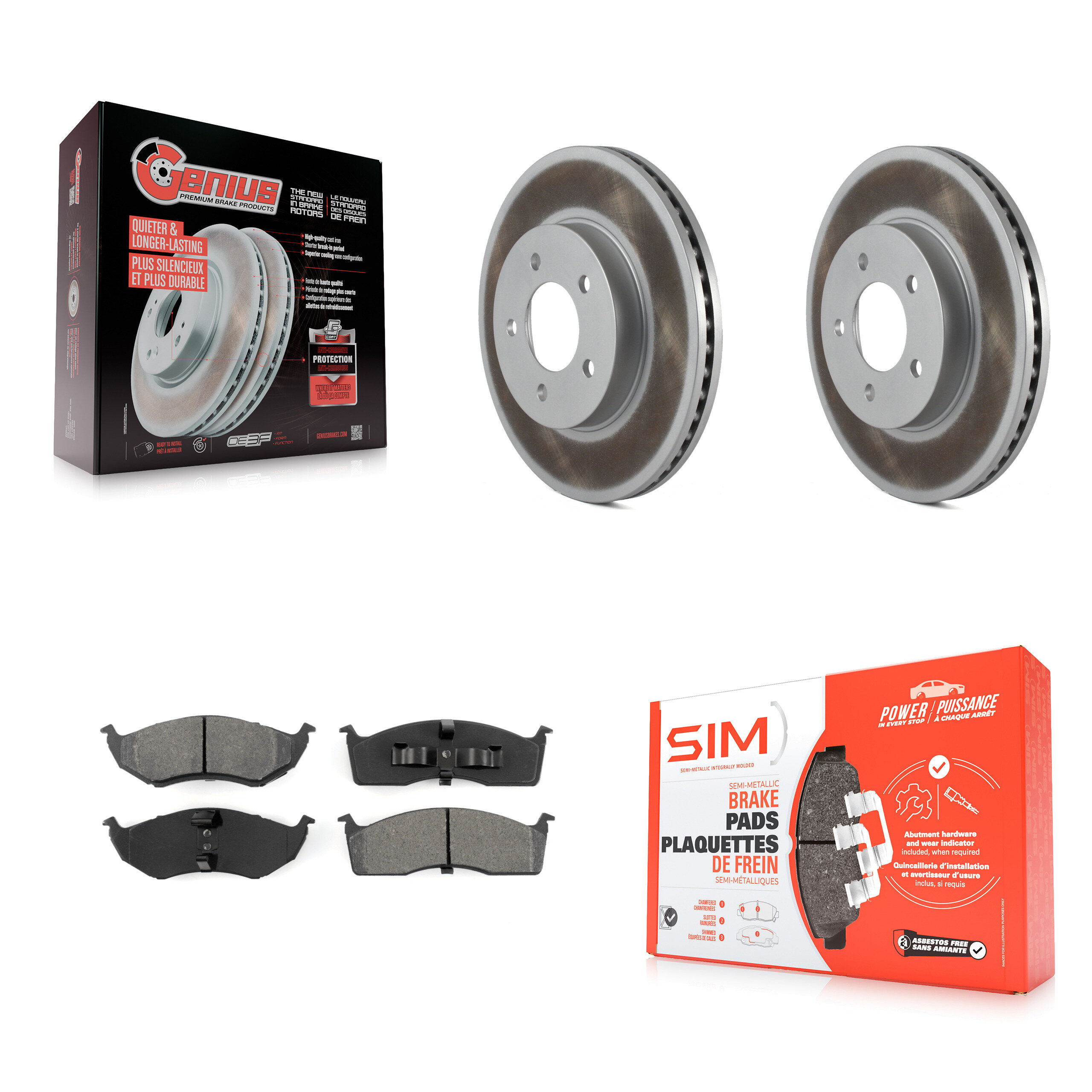 Transit Auto - KGS-103606 - Front Disc Brake Kits
