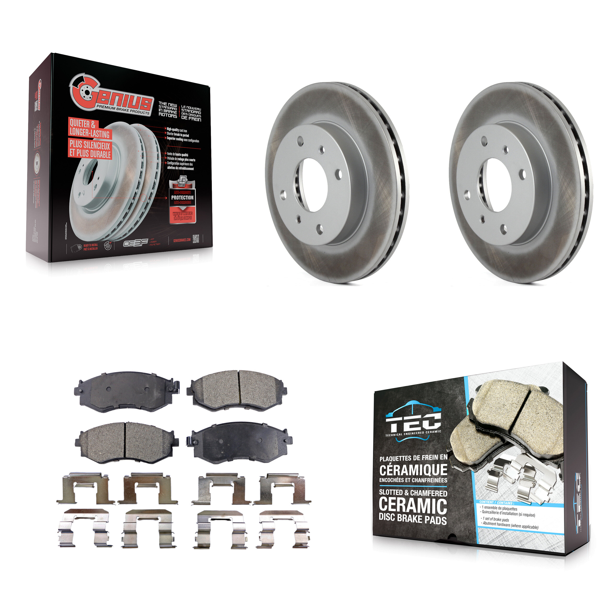 Transit Auto - KGT-100185 - Front Disc Brake Kits