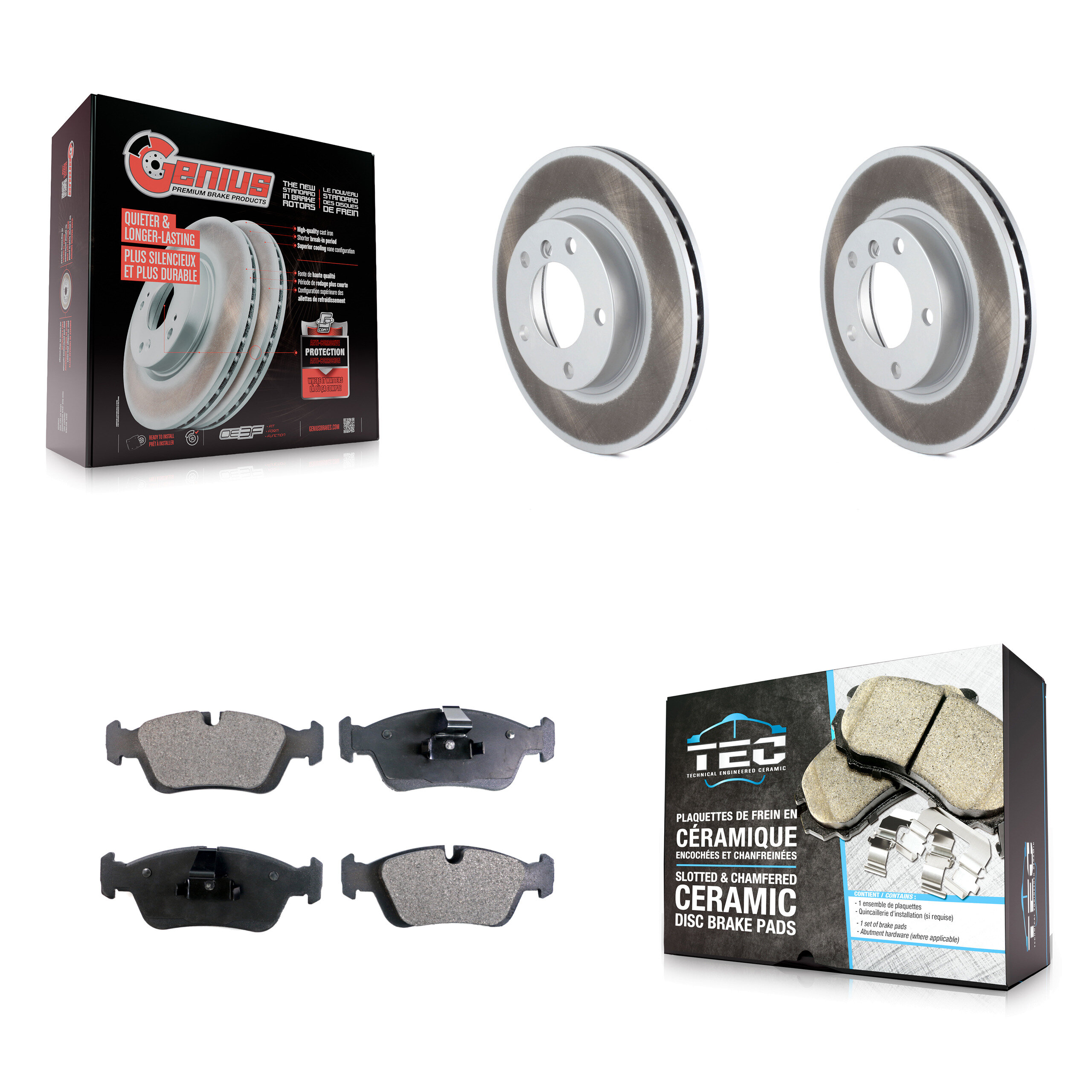 Transit Auto - KGT-100225 - Front Disc Brake Kits