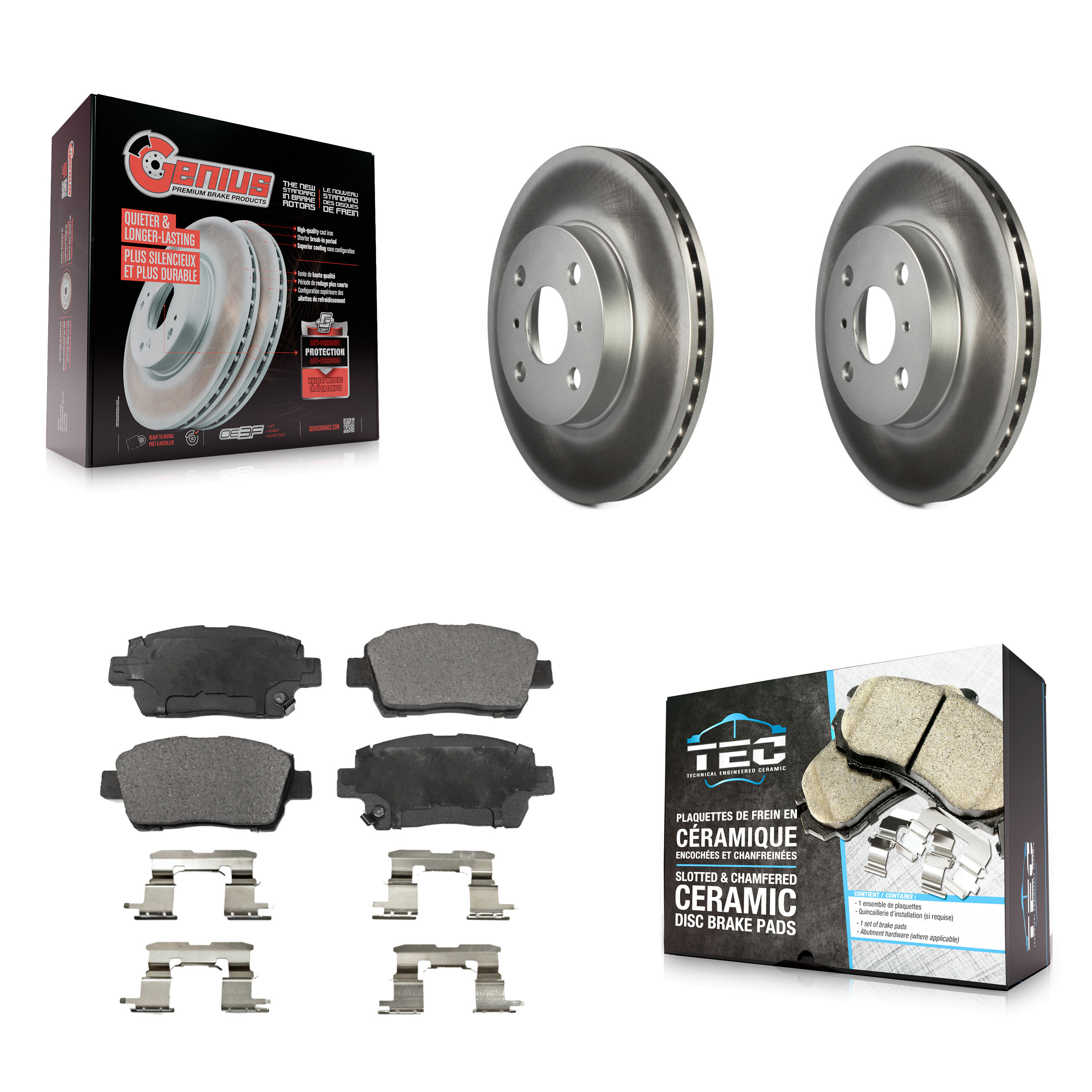 Transit Auto - KGT-100245 - Front Disc Brake Kits