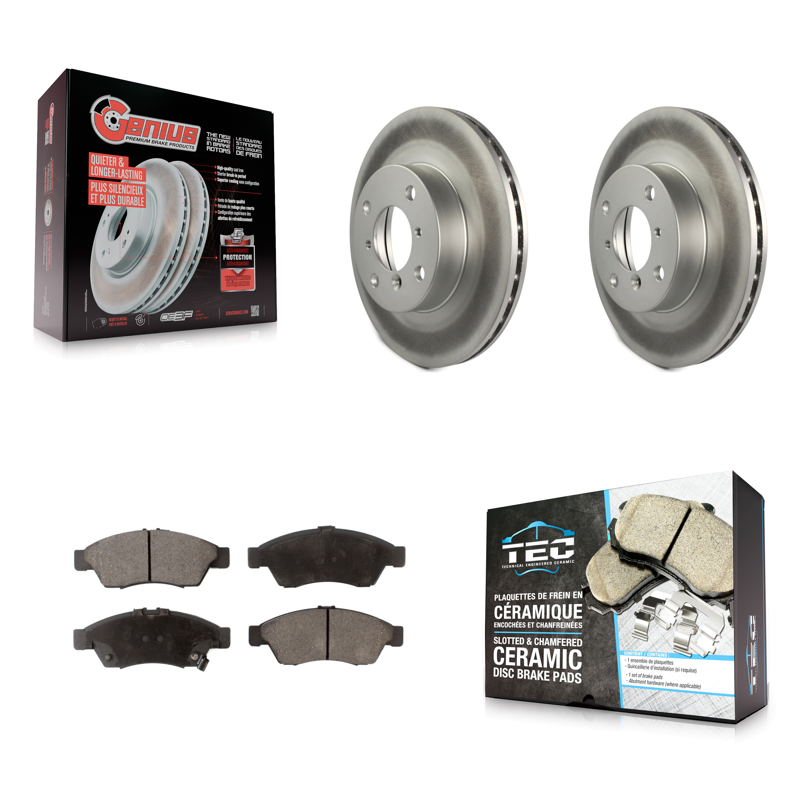 Transit Auto - KGT-100259 - Front Disc Brake Kits