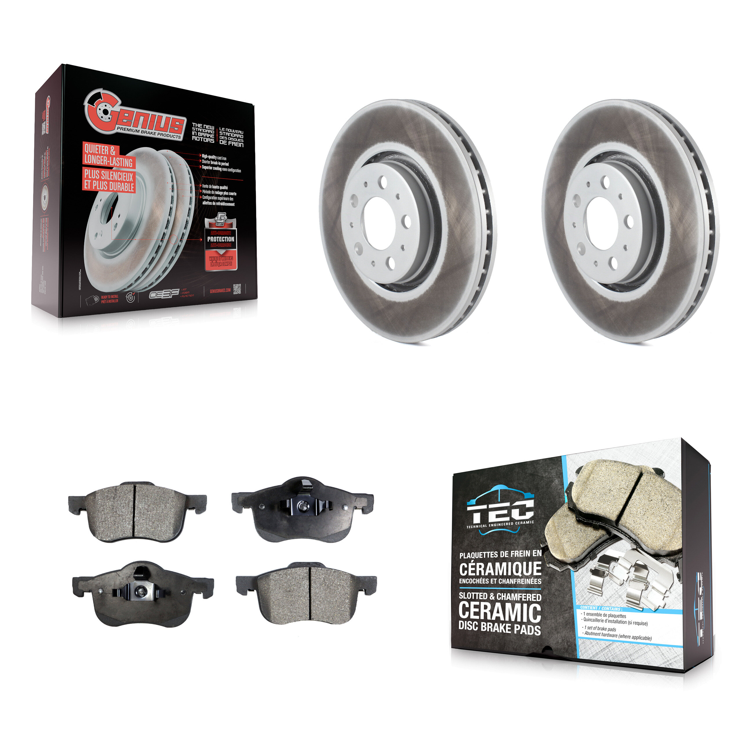 Transit Auto KGT-100309 Disc Brake Kit for 2008 Volvo S60 - Front