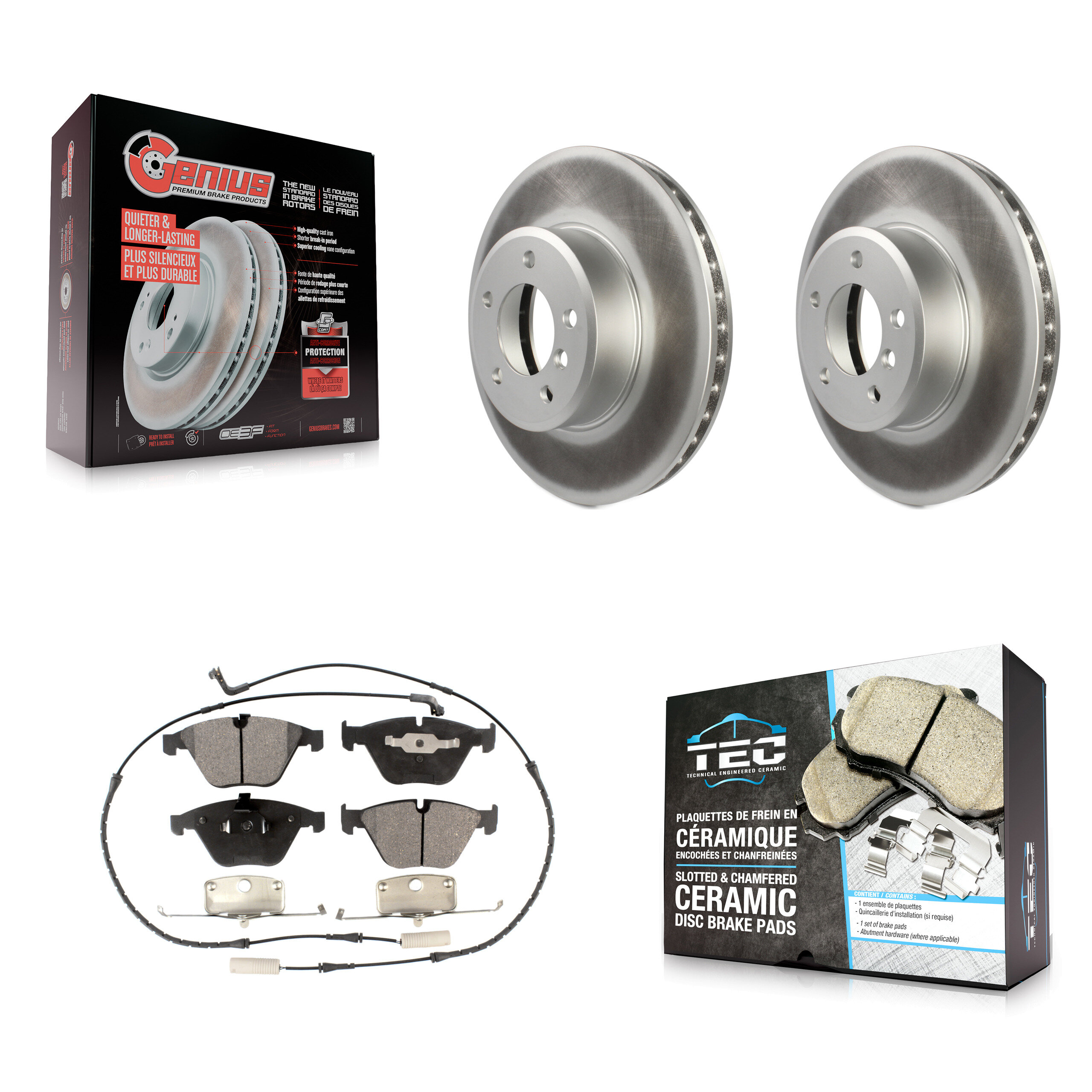 Transit Auto - KGT-100350 - Front Disc Brake Kits