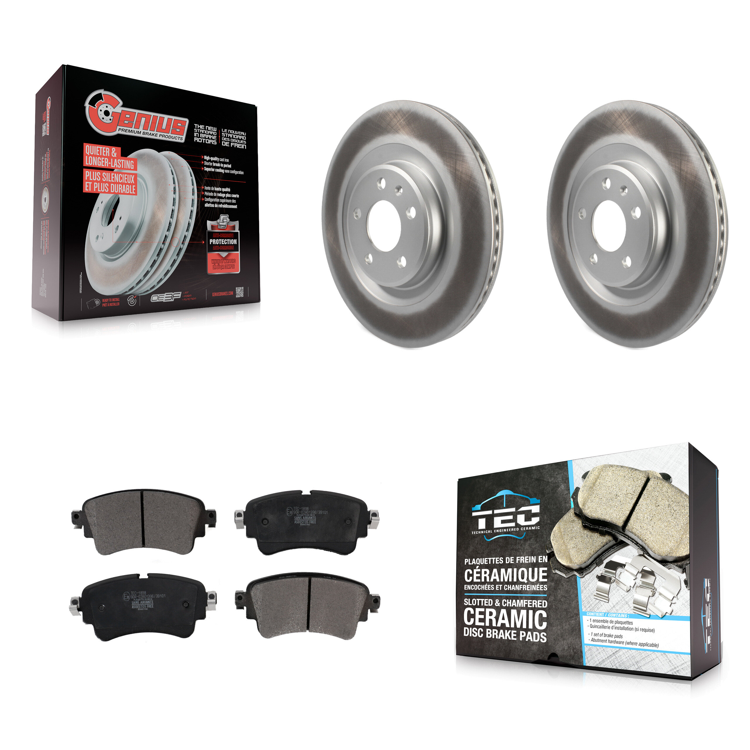Transit Auto - KGT-101939 - Rear Disc Brake Kits