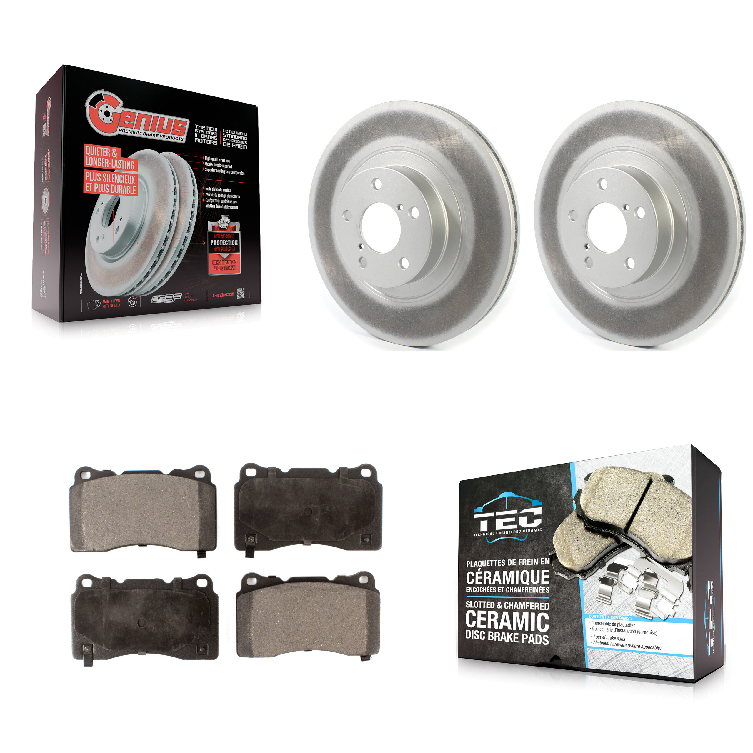 Transit Auto KGT-102066 Disc Brake Kit for 2019 Toyota 86 - Front