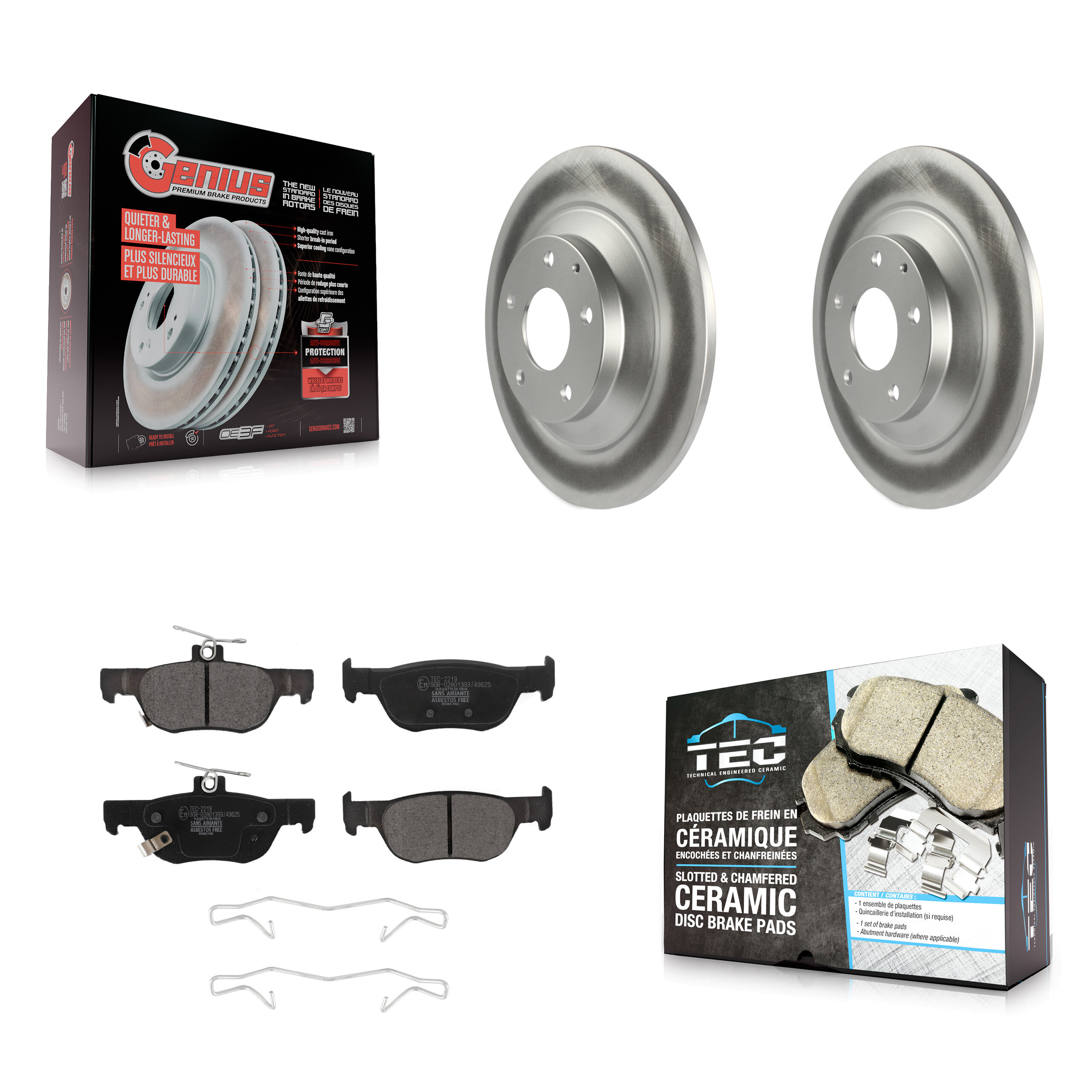 Transit Auto - KGT-102887 - Rear Disc Brake Kits