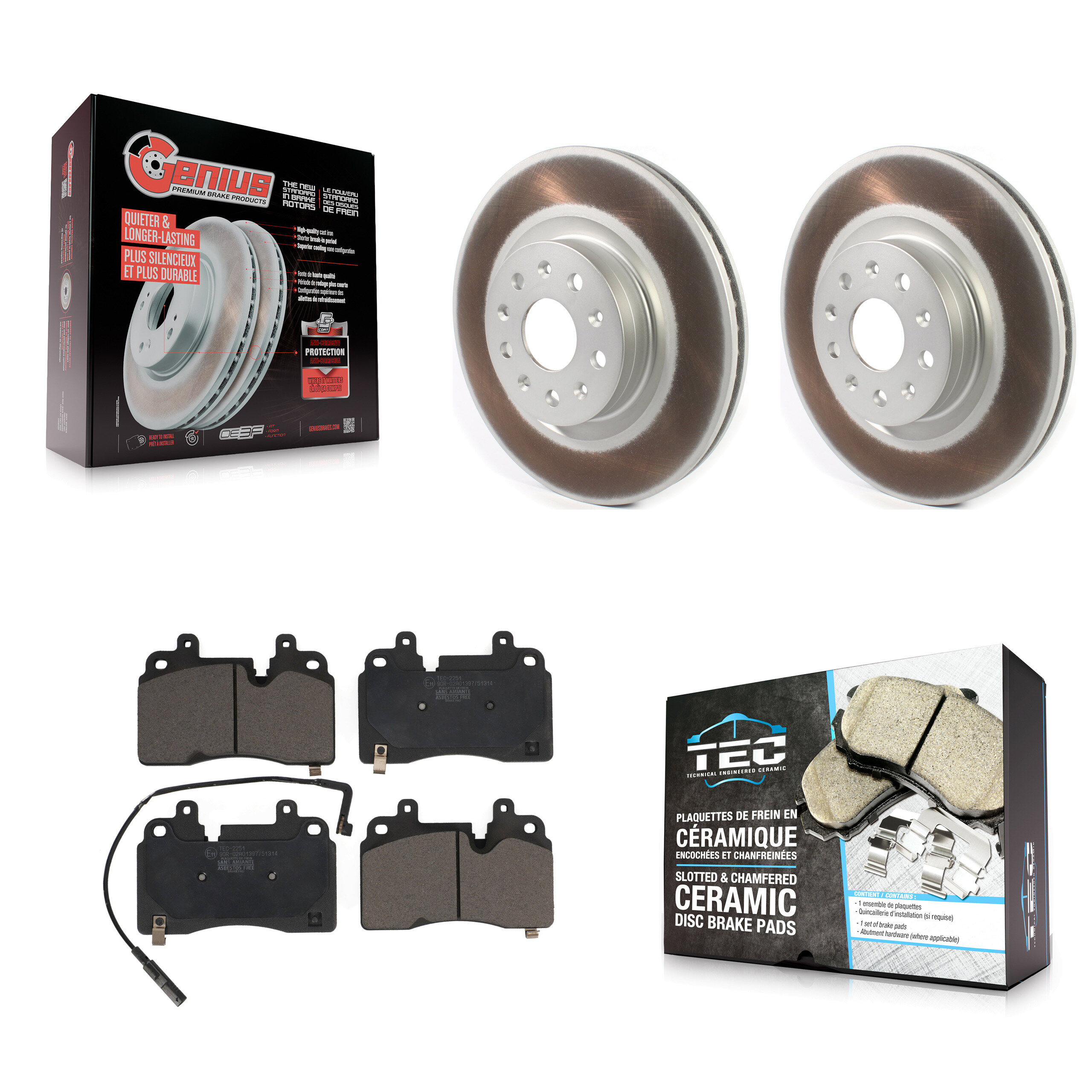 Transit Auto KGT-102892 Disc Brake Kit for 2019-2020 Cadillac CT6 - Front