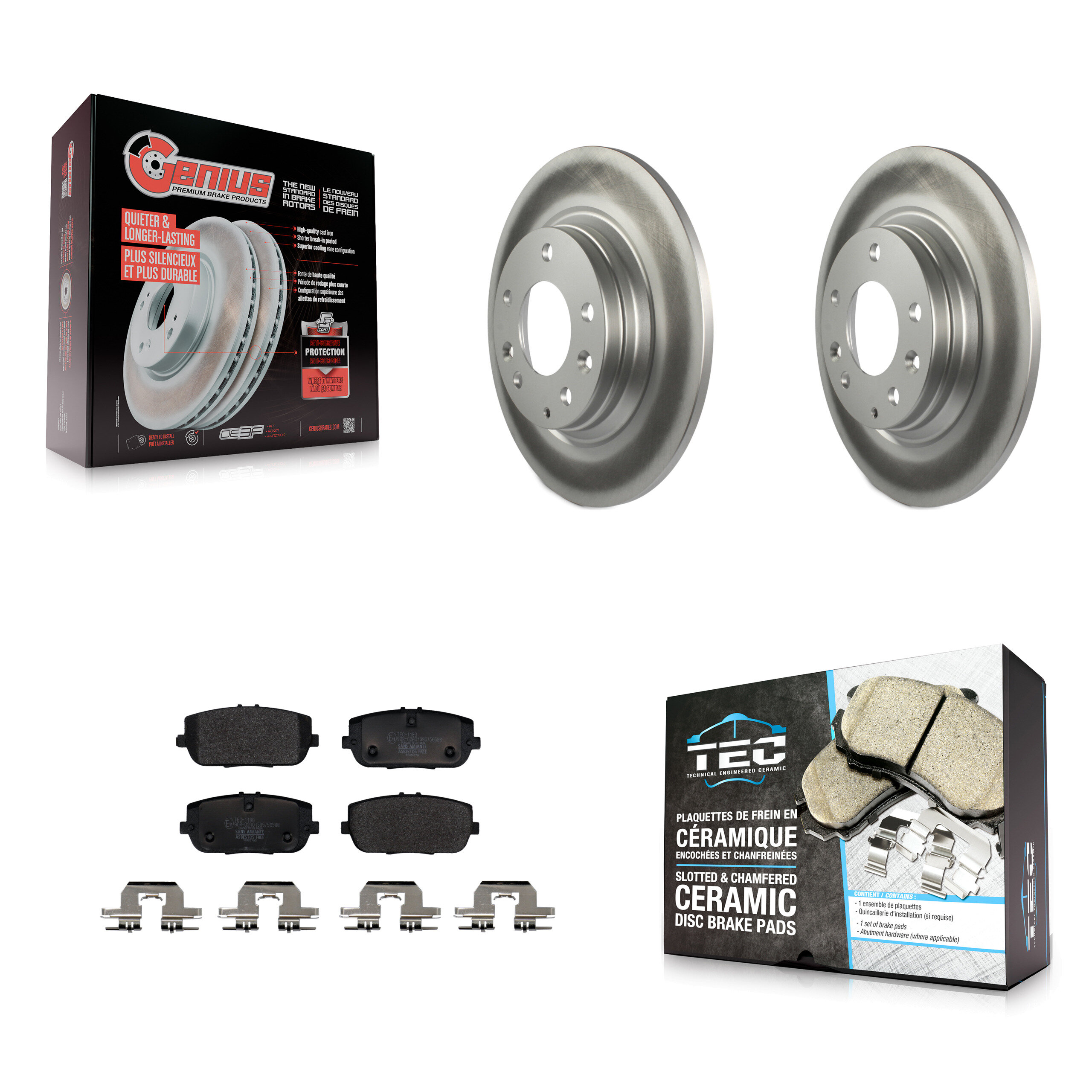 Transit Auto - KGT-103148 - Rear Disc Brake Kits