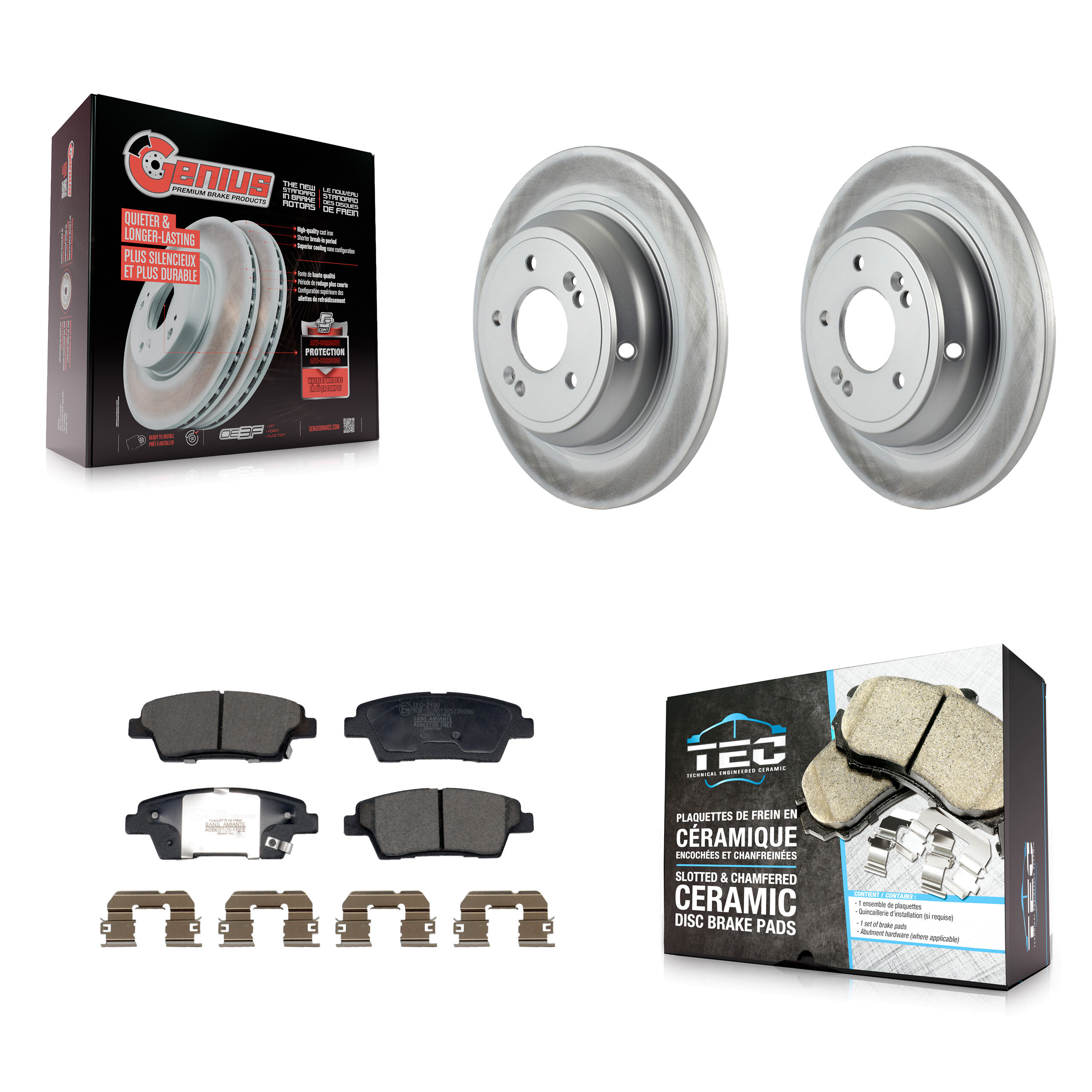Transit Auto KGT-103274 Disc Brake Kit for 2018-2020 Genesis G80 - Rear