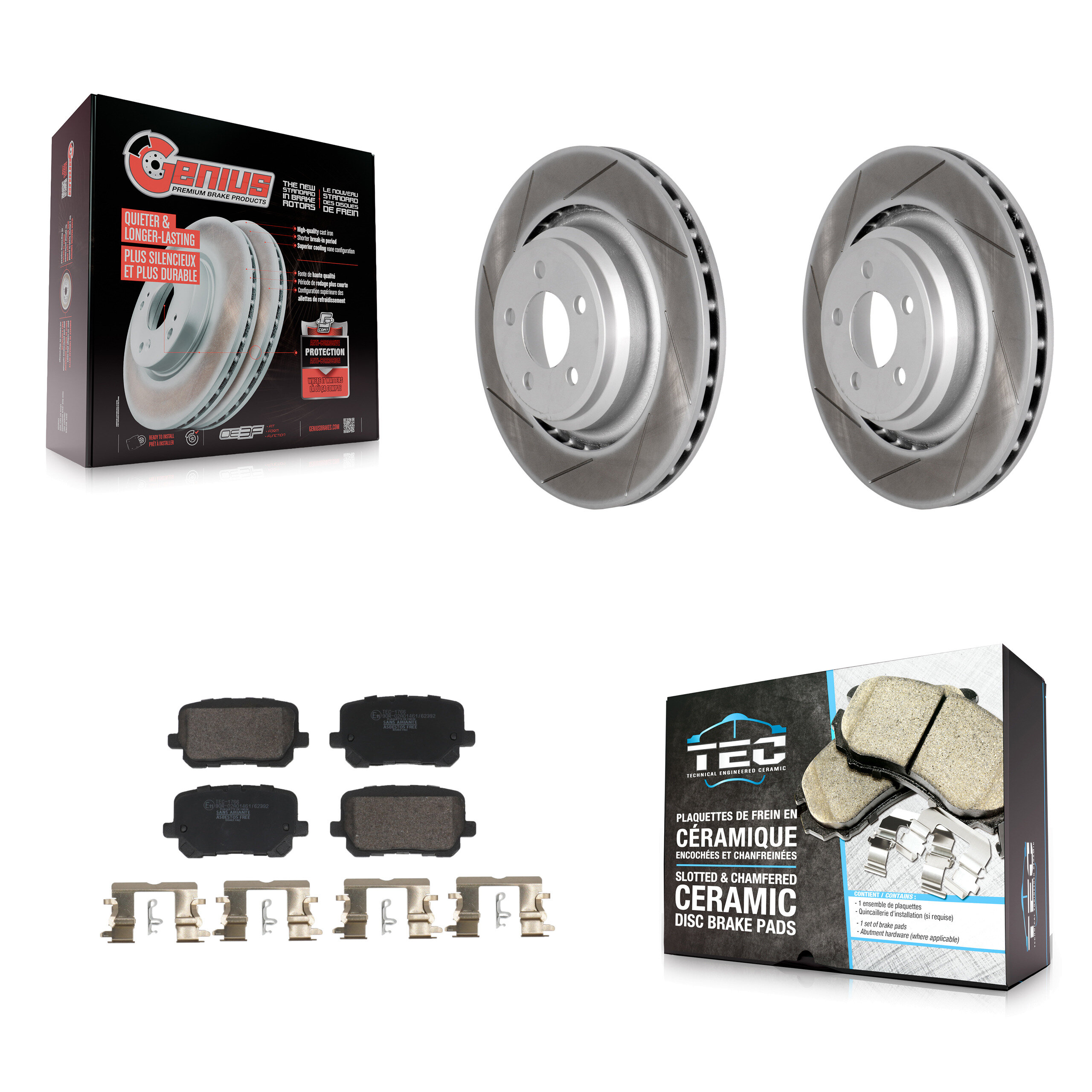 Transit Auto KGT-103509 Disc Brake Kit for 2014-2022 Dodge Charger - Rear