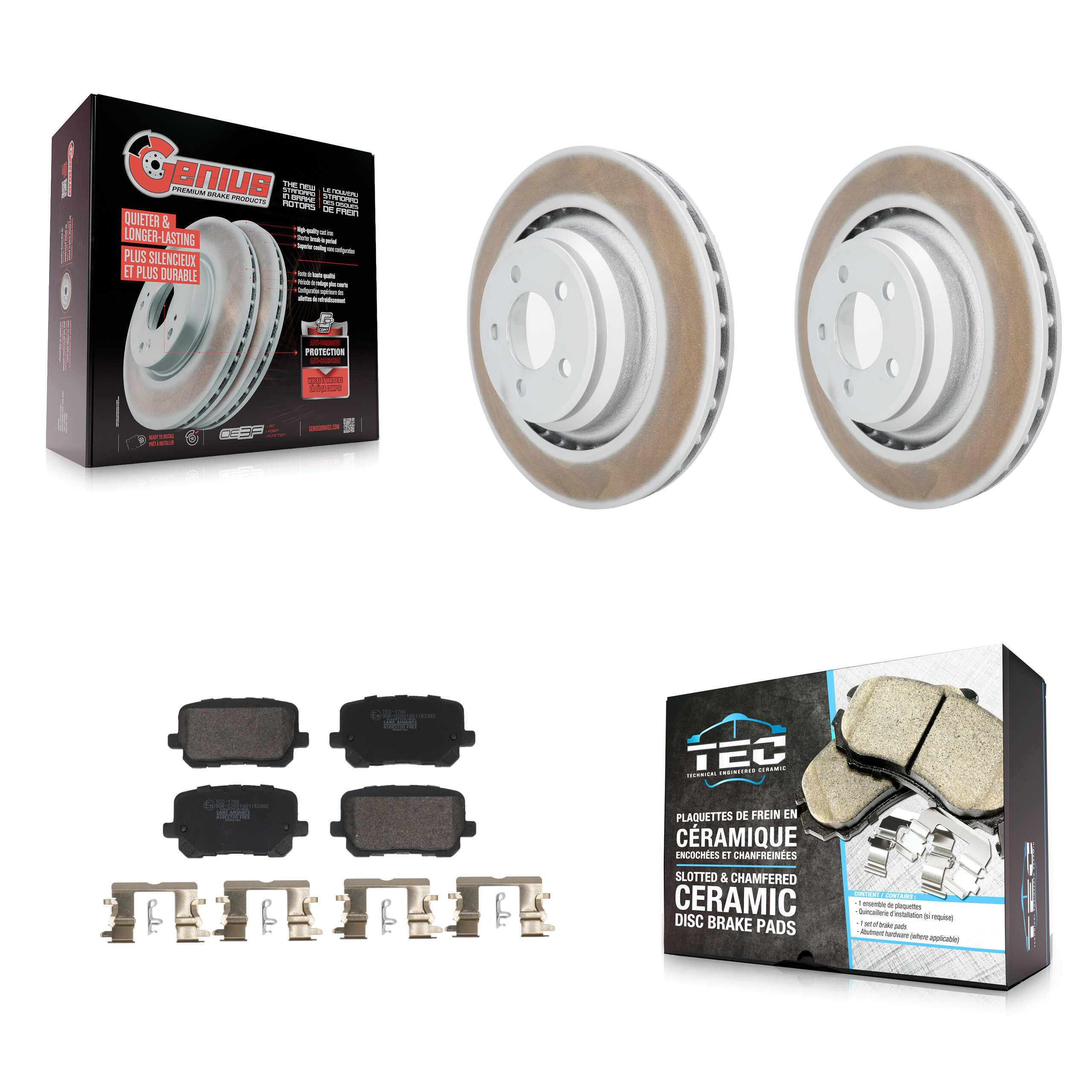 Transit Auto KGT-103510 Disc Brake Kit for 2014-2022 Dodge Charger - Rear
