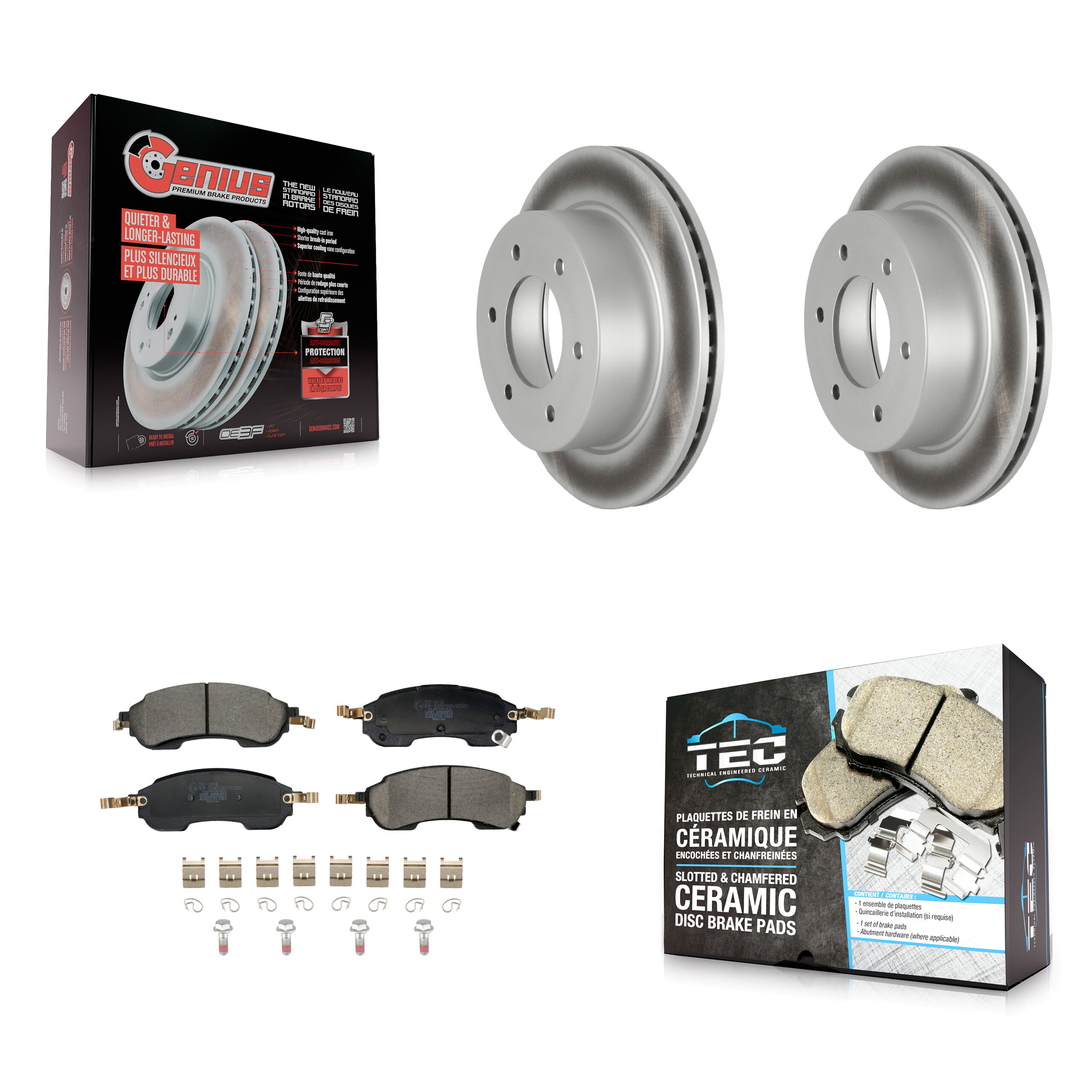 Transit Auto KGT-103525 Disc Brake Kit for 2021-2023 Ford Bronco - Rear
