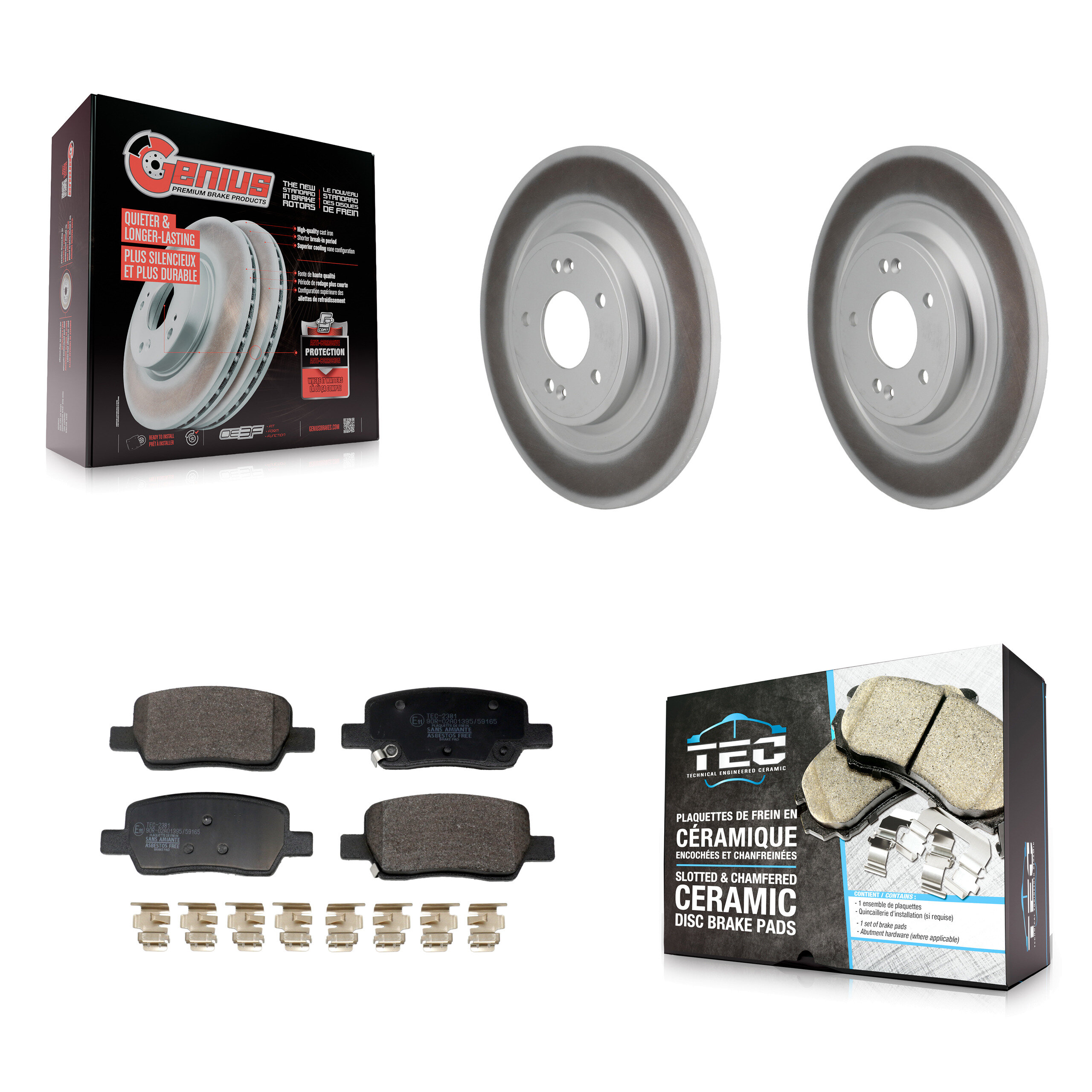 Transit Auto - KGT-103536 - Rear Disc Brake Kits