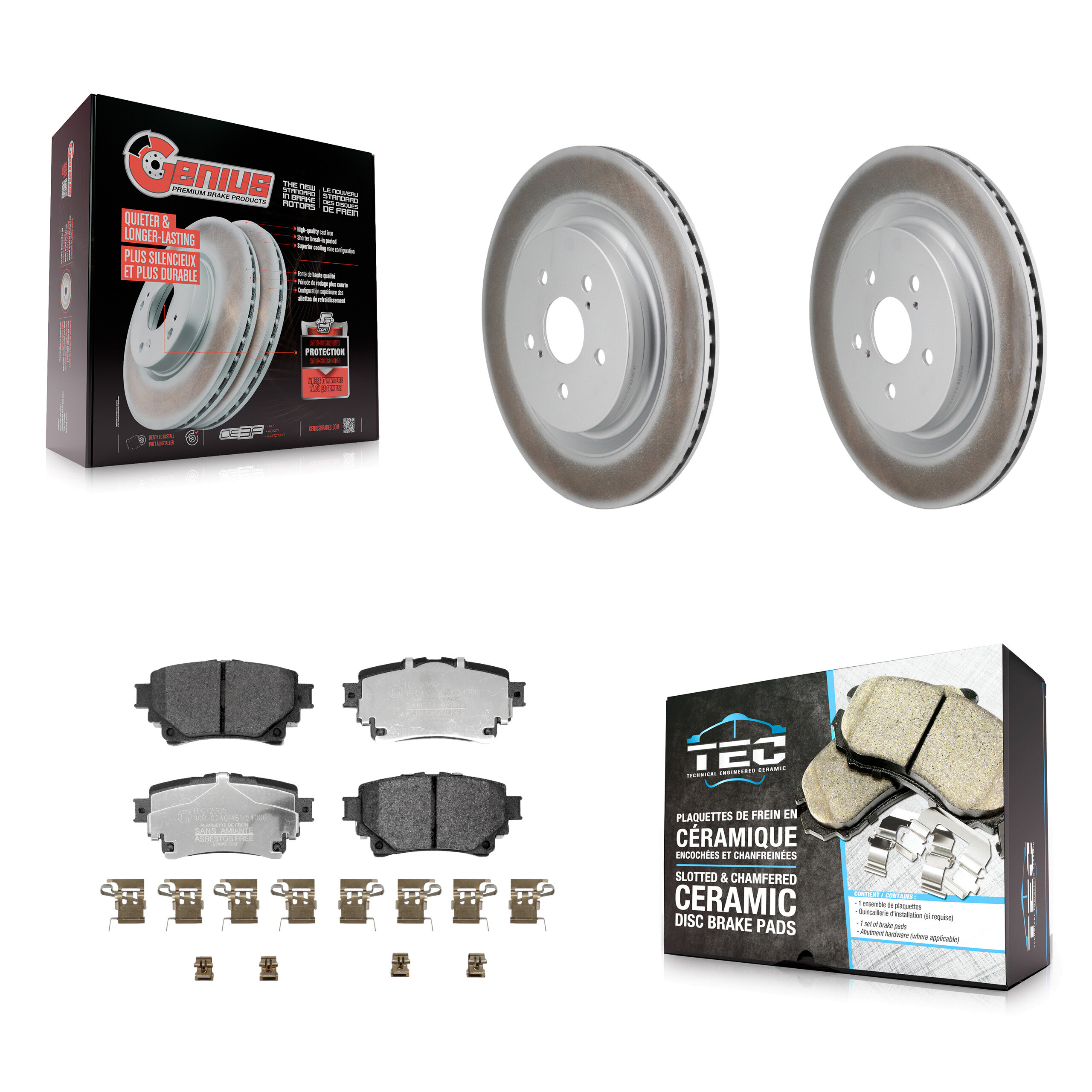 Transit Auto - KGT-103543 - Rear Disc Brake Kits