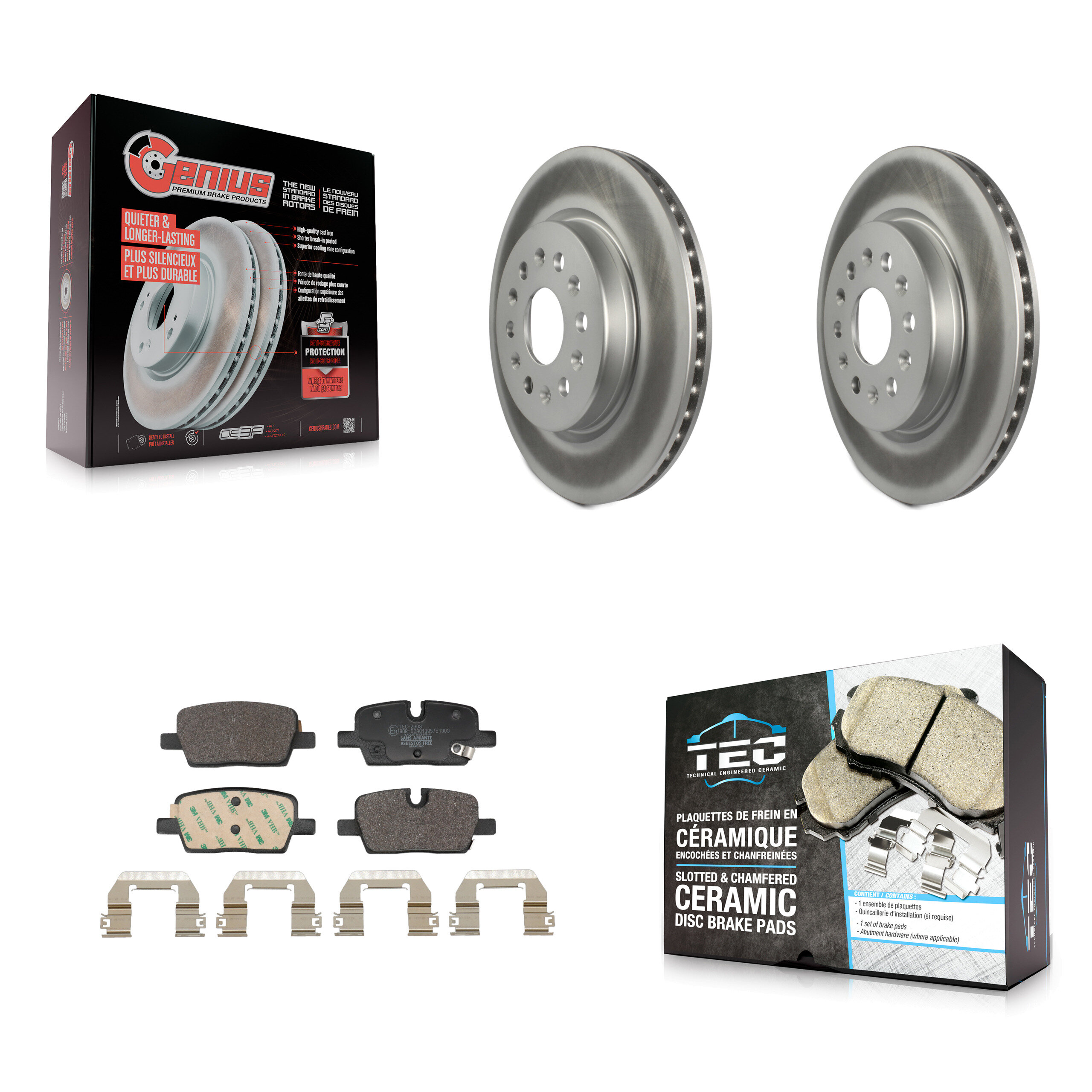 Transit Auto - KGT-103544 - Rear Disc Brake Kits