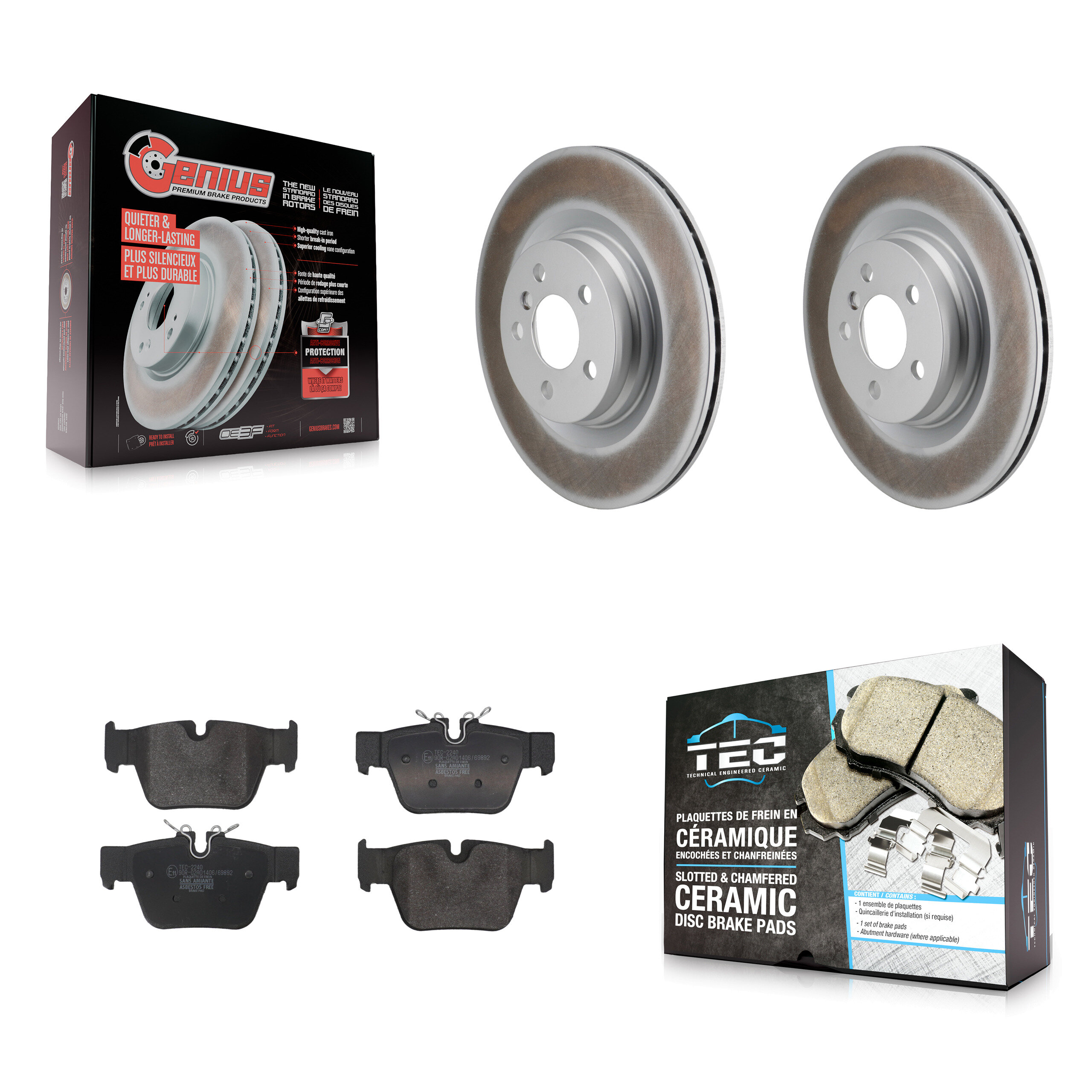 Transit Auto - KGT-103550 - Rear Disc Brake Kits