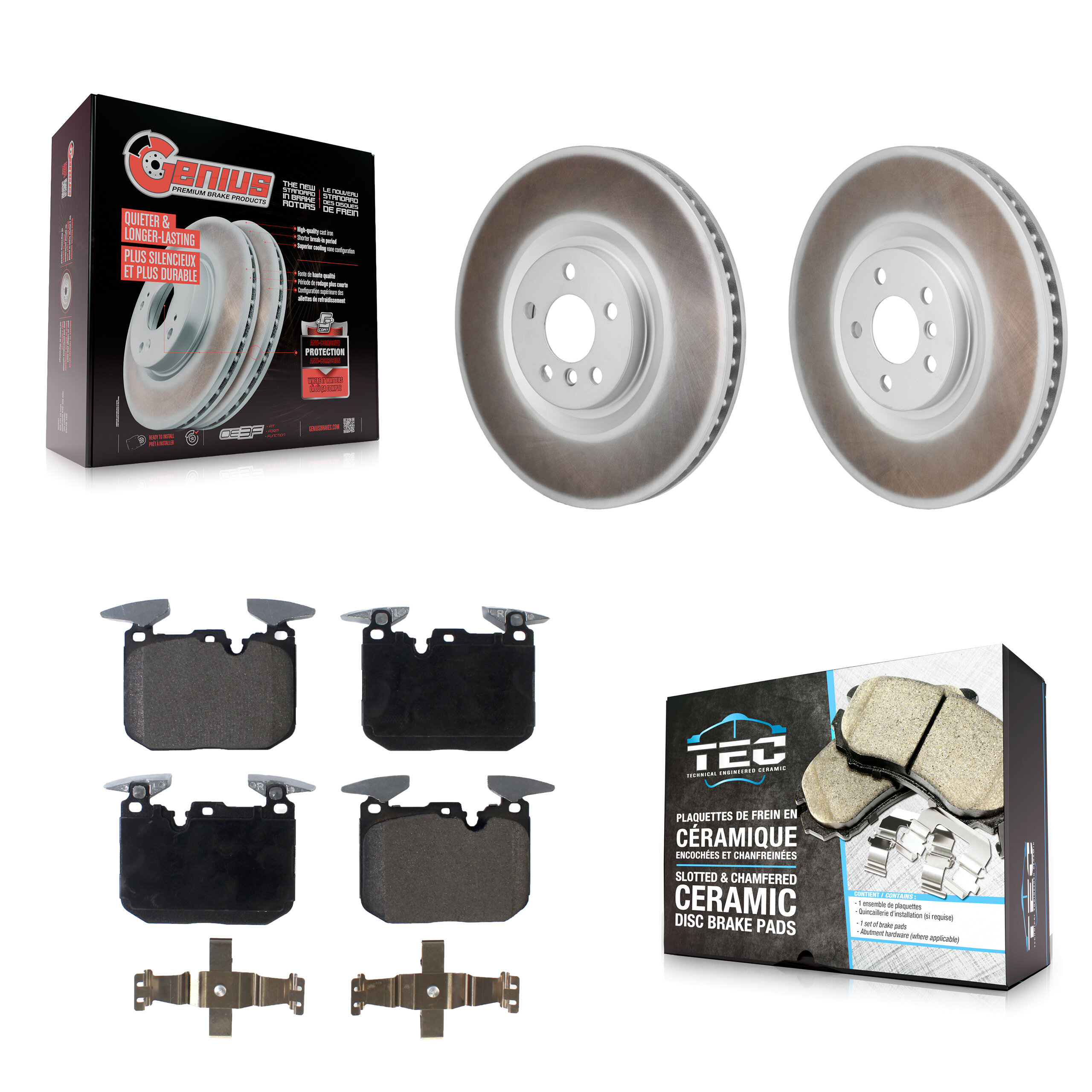 Transit Auto KGT-103616 Disc Brake Kit for 2021 Mini Cooper - Front