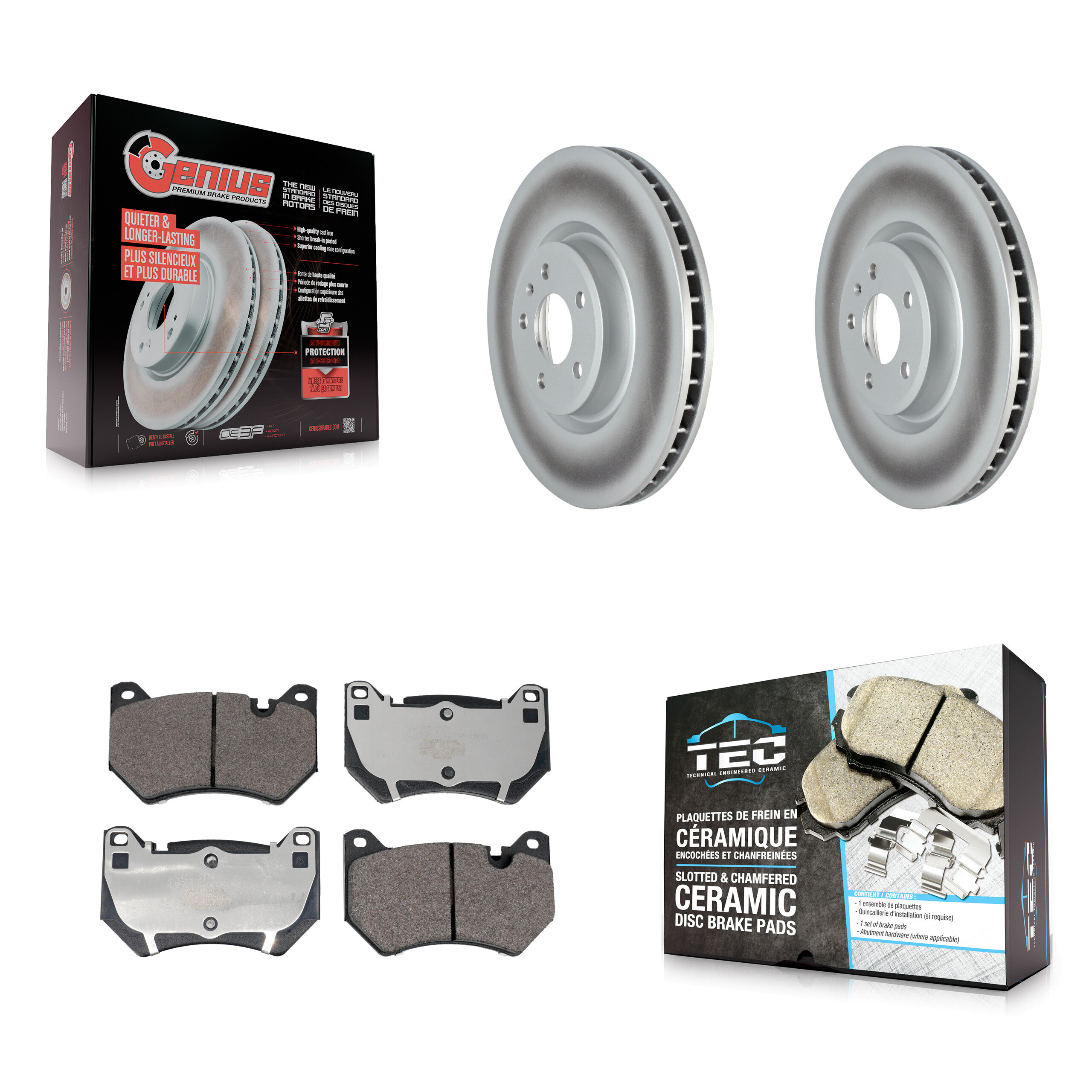 Transit Auto KGT-104312 Disc Brake Kit for 2021 Audi Q5 - Front