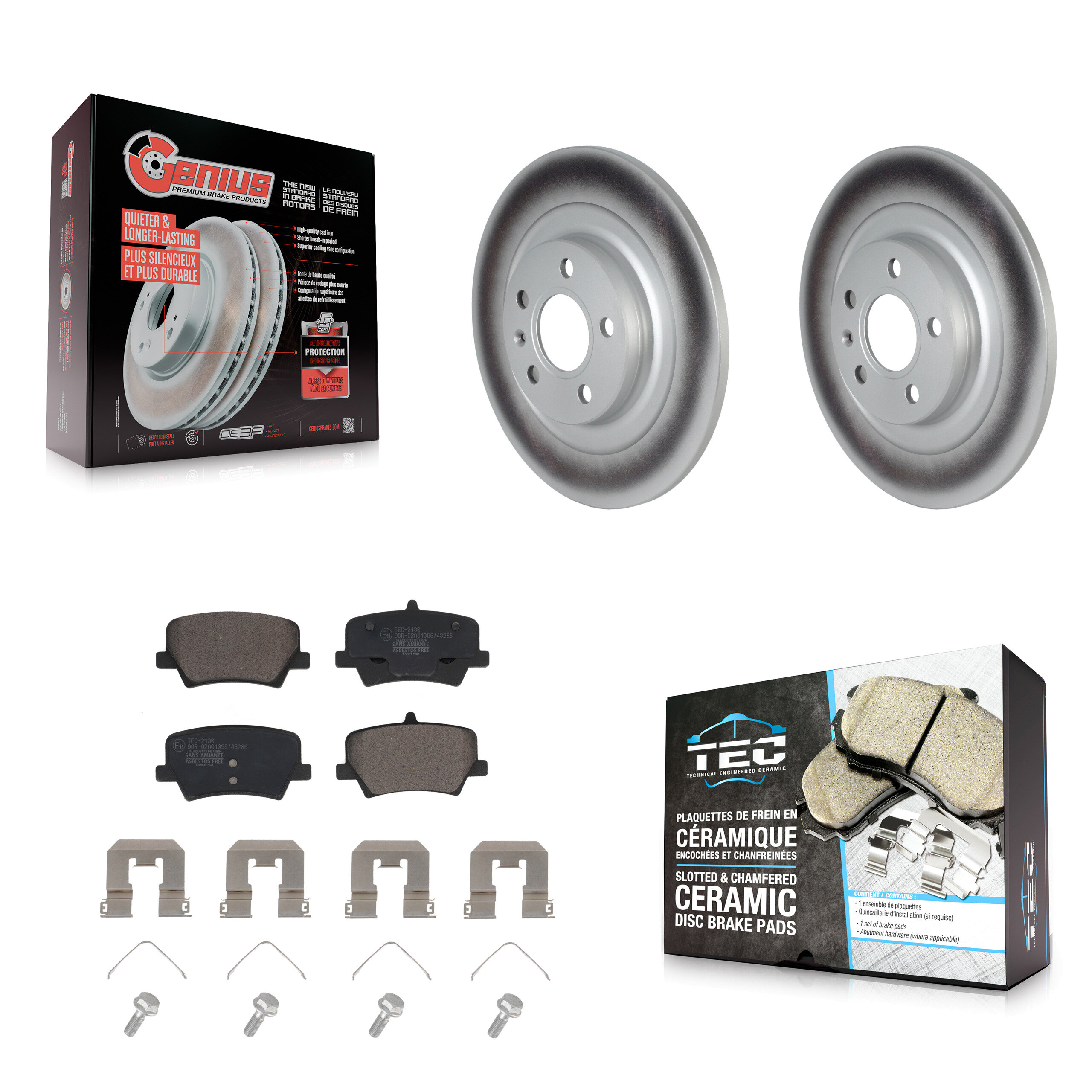 Transit Auto - KGT-104349 - Rear Disc Brake Kits