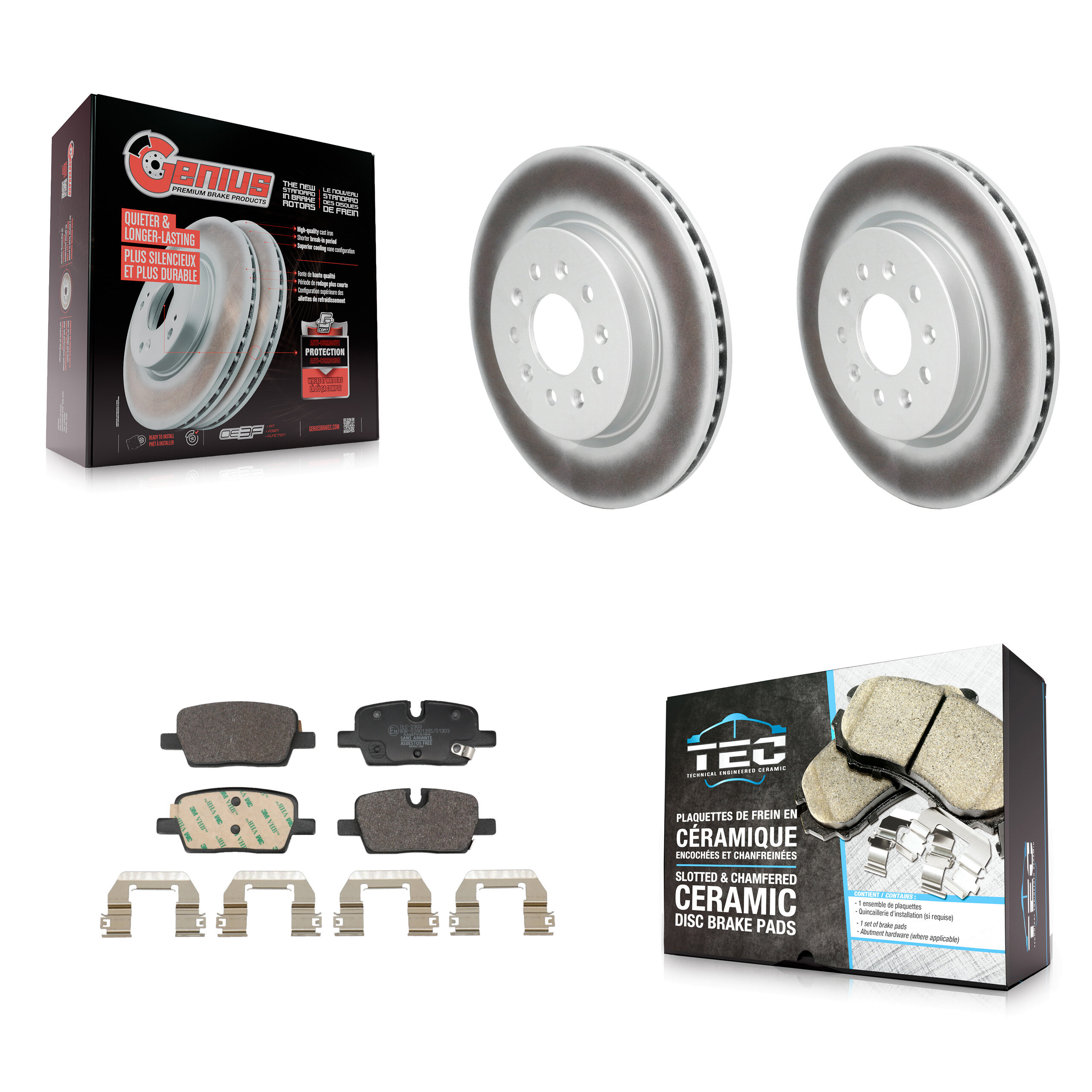 Transit Auto - KGT-104350 - Rear Disc Brake Kits