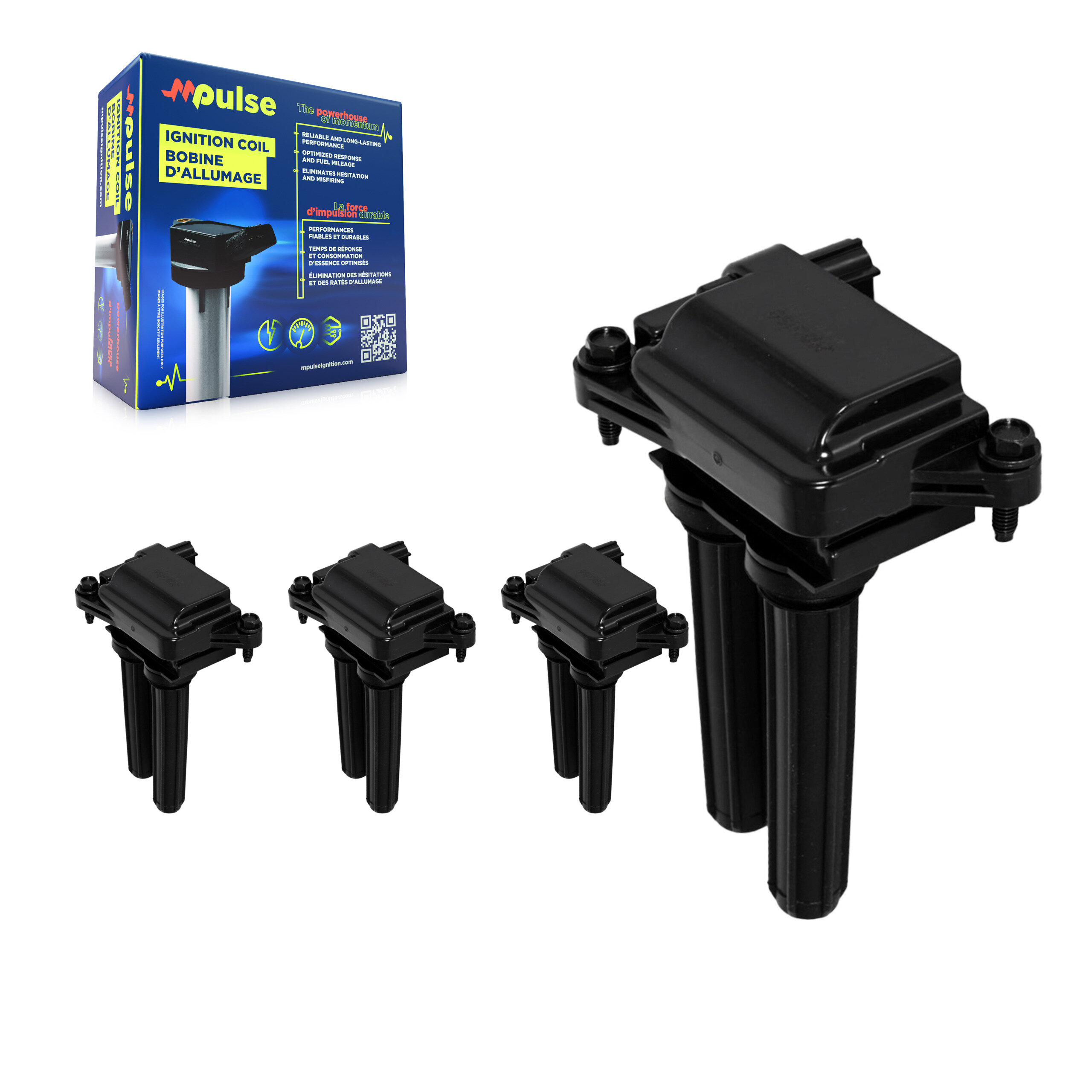 Mpulse KMP-100411 Ignition Coil for 2005-2025 Dodge Durango, Ram 1500 and More