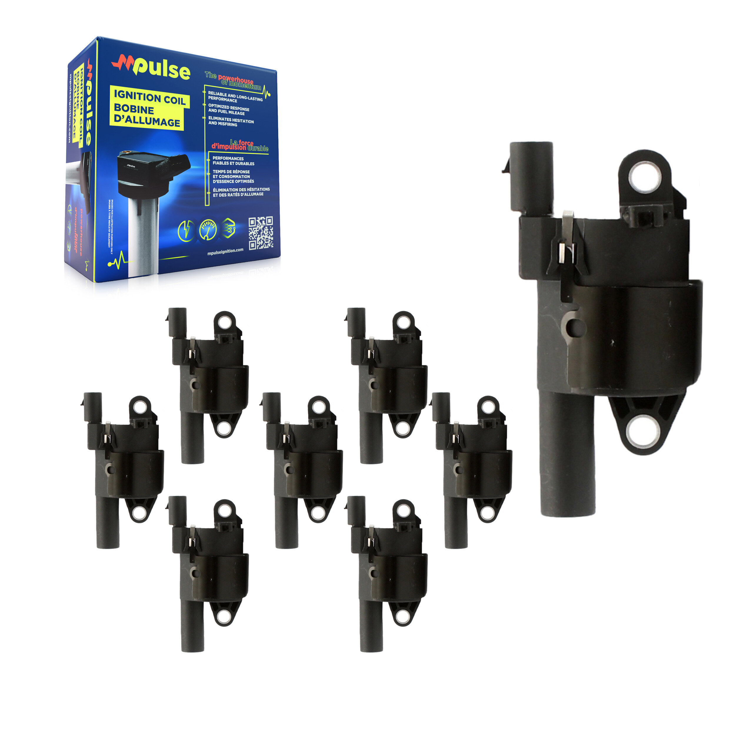 Mpulse KMP-101192 Ignition Coil for 2014-2024 Chevrolet Corvette, Cadillac CT5 and More
