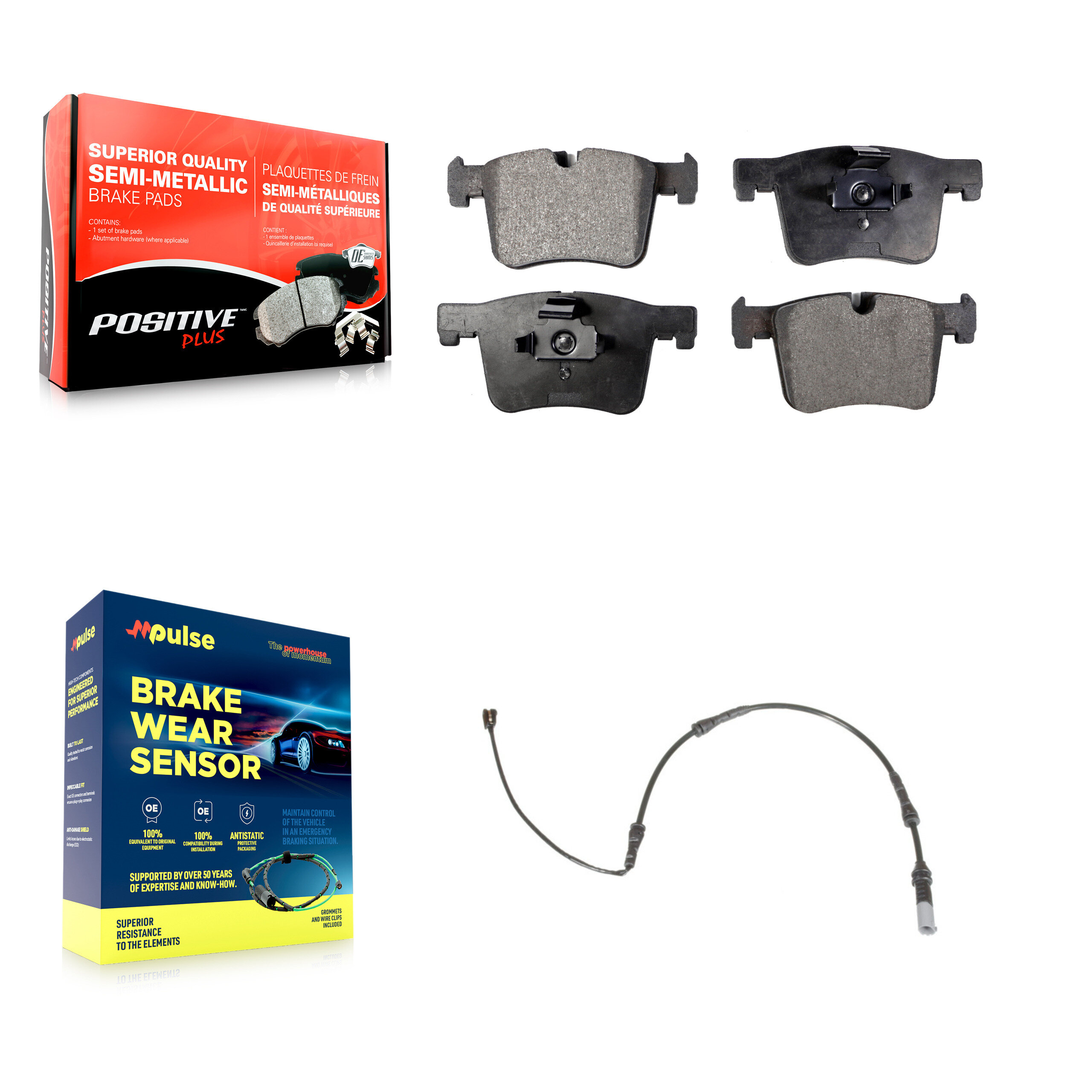 Positive Plus - KPW-100724 - Front Disc Brake Pad Kits