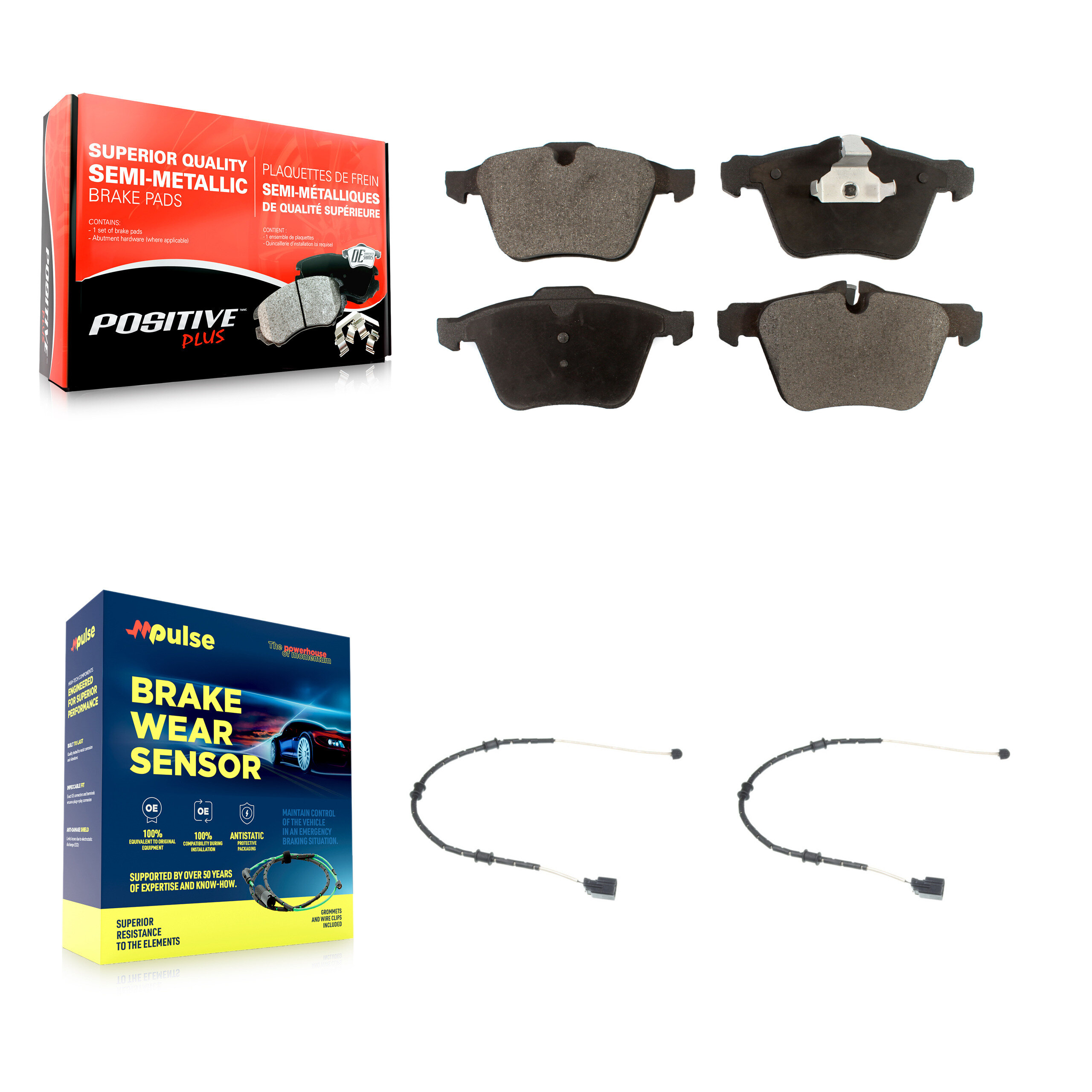 Positive Plus - KPW-100786 - Front Disc Brake Pad Kits