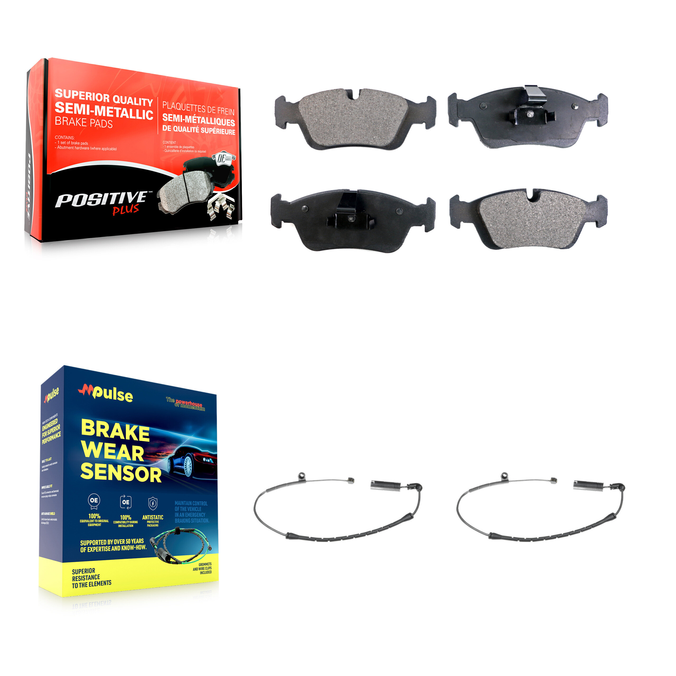 Positive Plus - KPW-100806 - Front Disc Brake Pad Kits