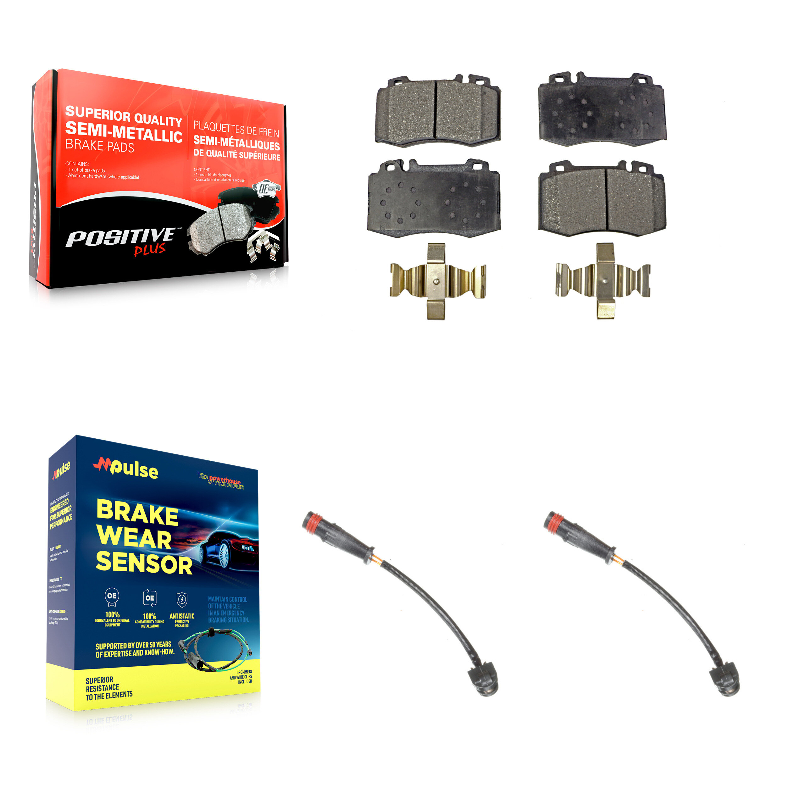 Positive Plus - KPW-100839 - Front Disc Brake Pad Kits