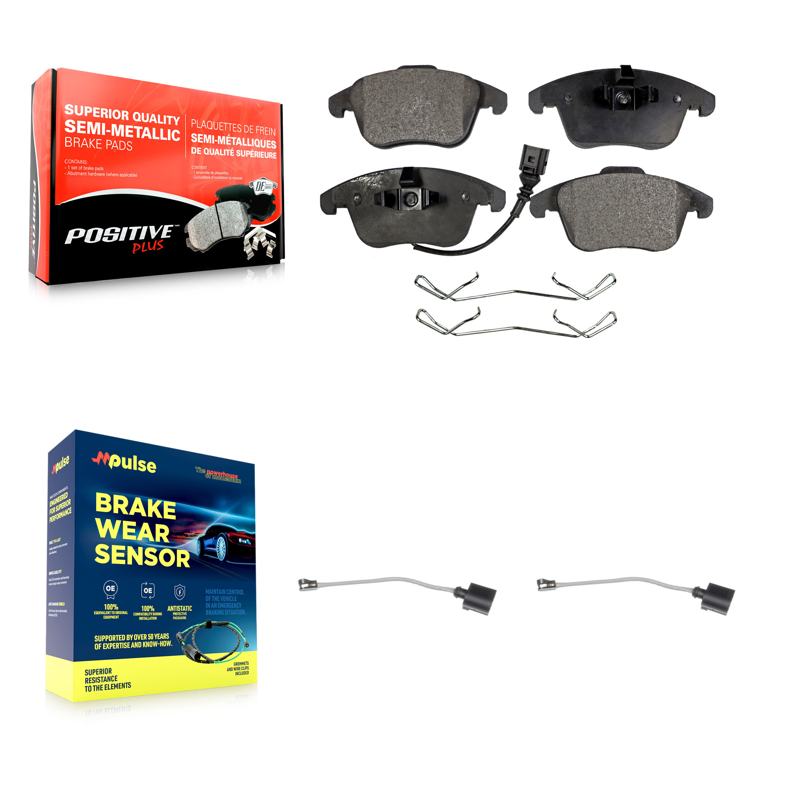 Positive Plus - KPW-100856 - Front Disc Brake Pad Kits