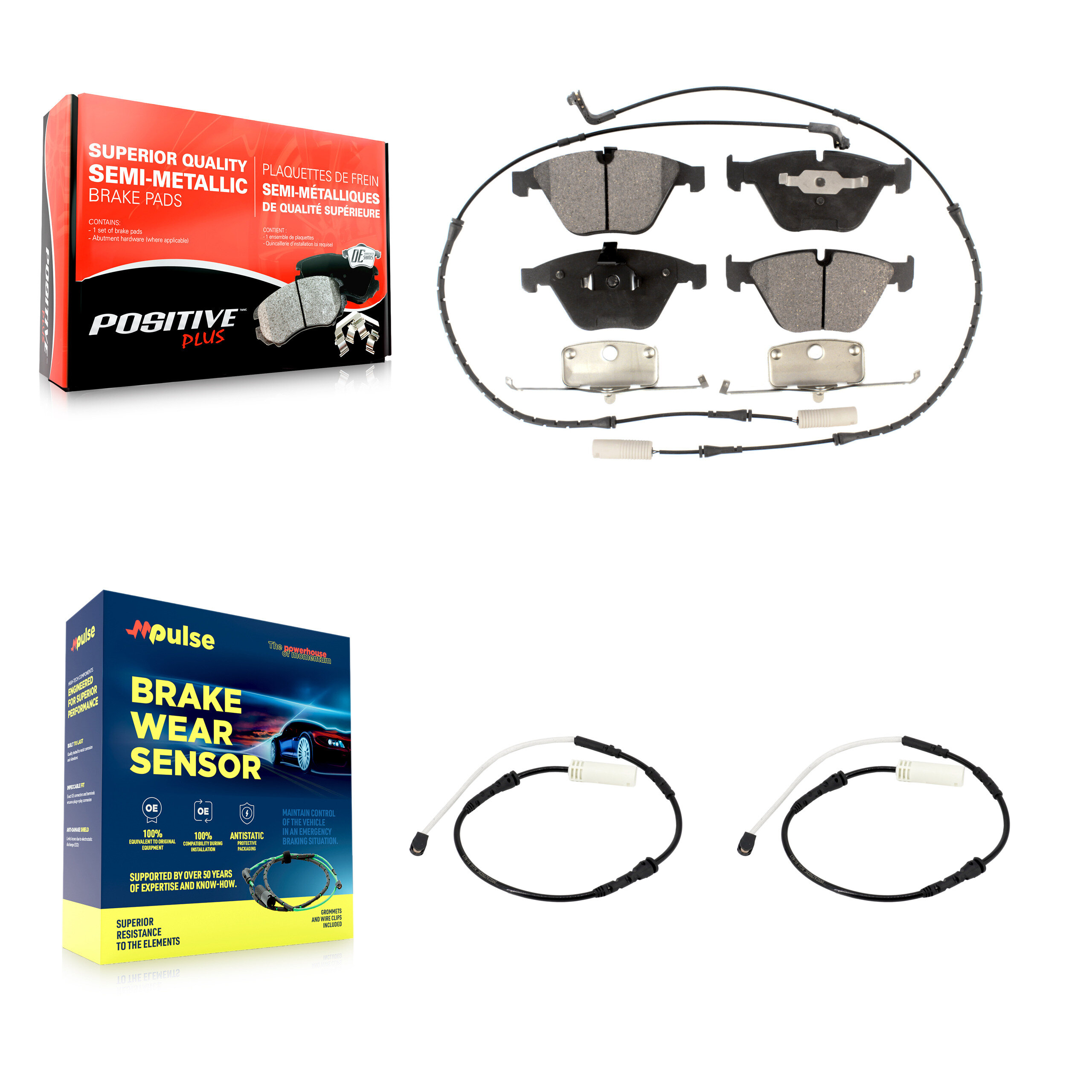 Positive Plus - KPW-100920 - Front Disc Brake Pad Kits